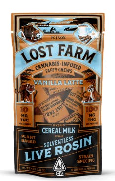 VANILLA LATTE X CEREAL MILK ROSIN CHEWS 100MG