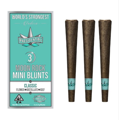 Presidential | Classic Moon Rock | Infused Blunts | 0.7g each | 3pk