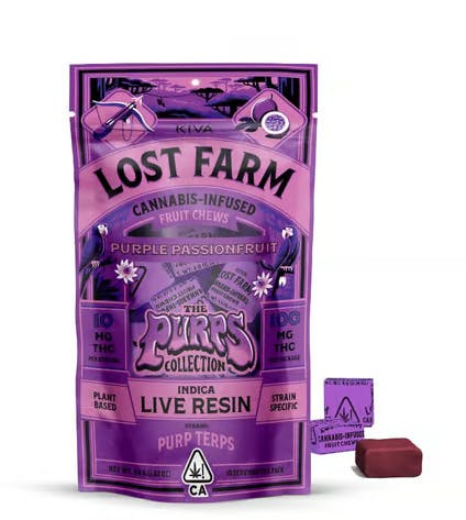 Purple PassionfruIT LIVE RESIN Chews: Purp Terps