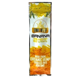 True Hemp Wraps Banana (2) wraps per pack