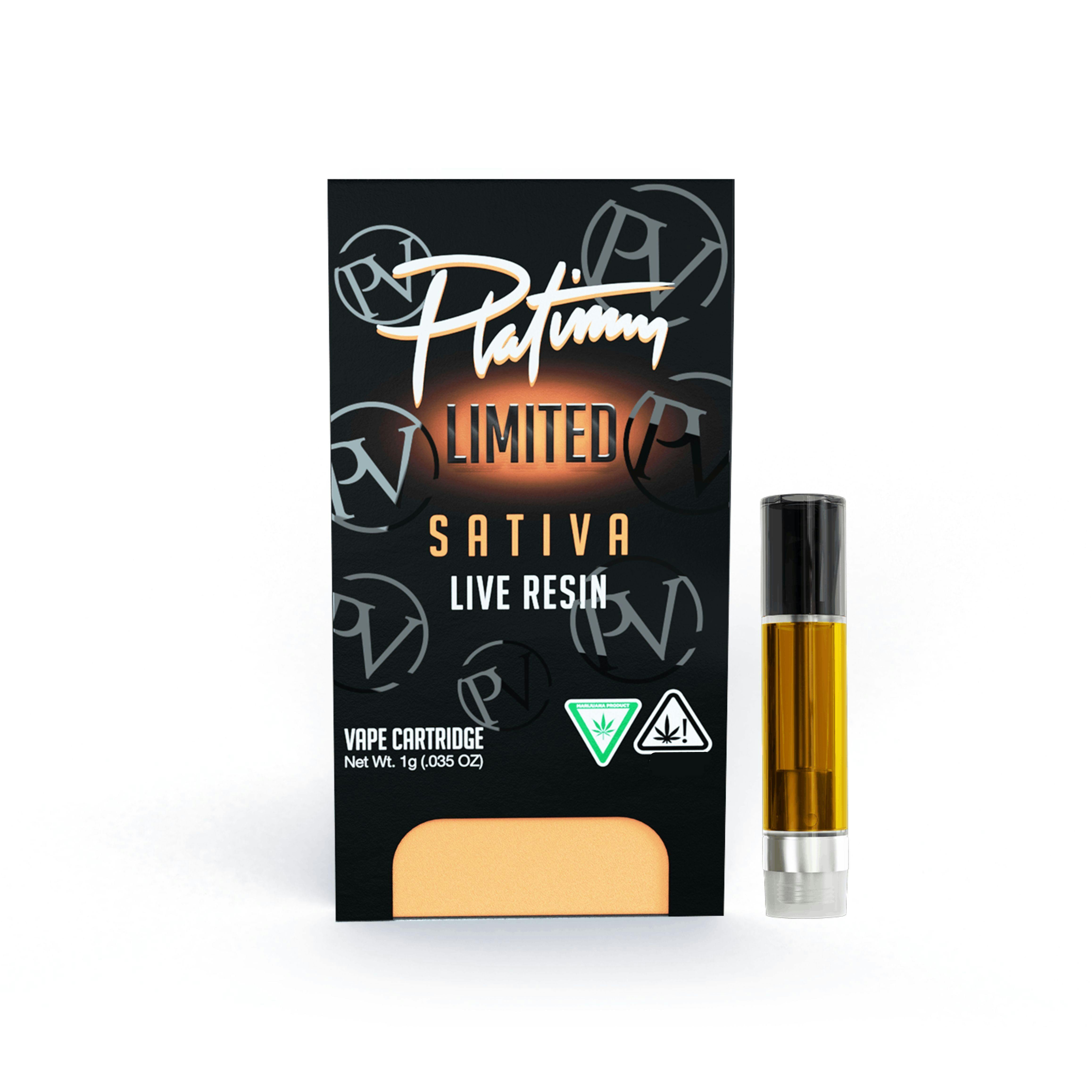 PLATINUM VAPE | Vape Cart | Live Resin | Durban Poison | 1g