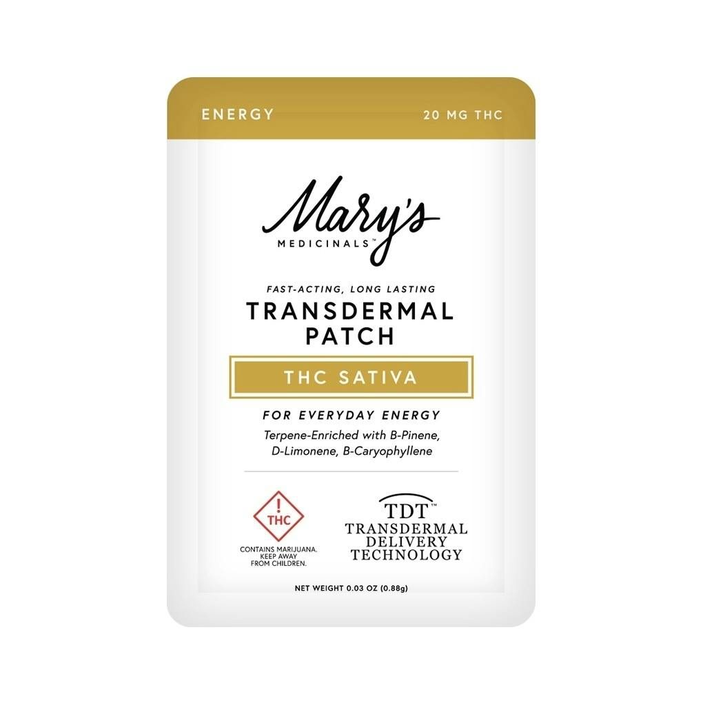 Energy | Transdermal Patch | 20mg THC Sativa