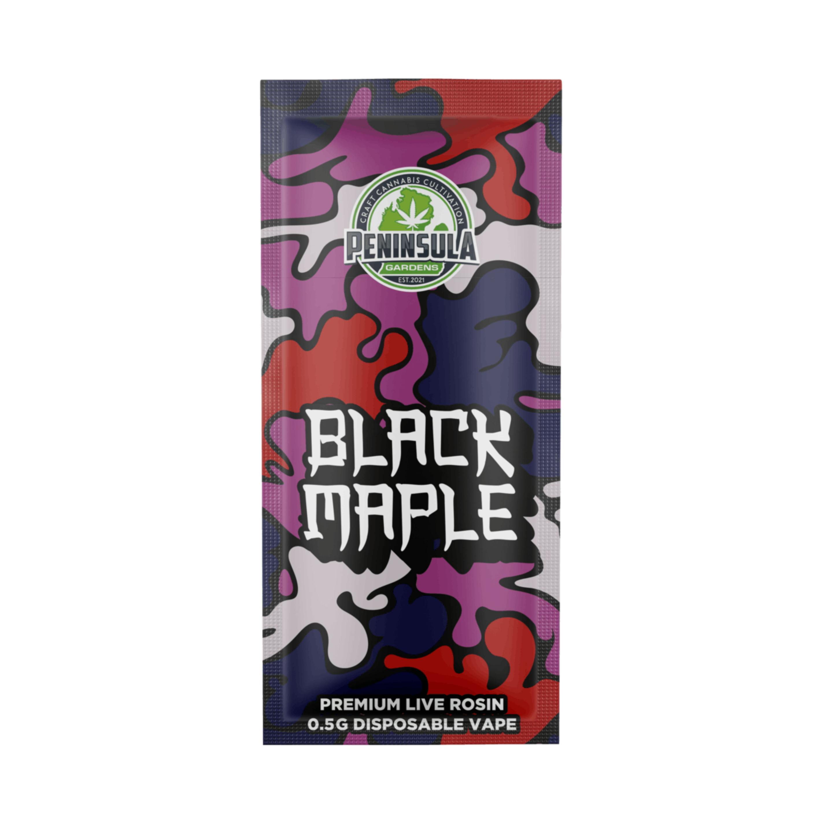 Black Maple | Live Rosin Disposable | .5g