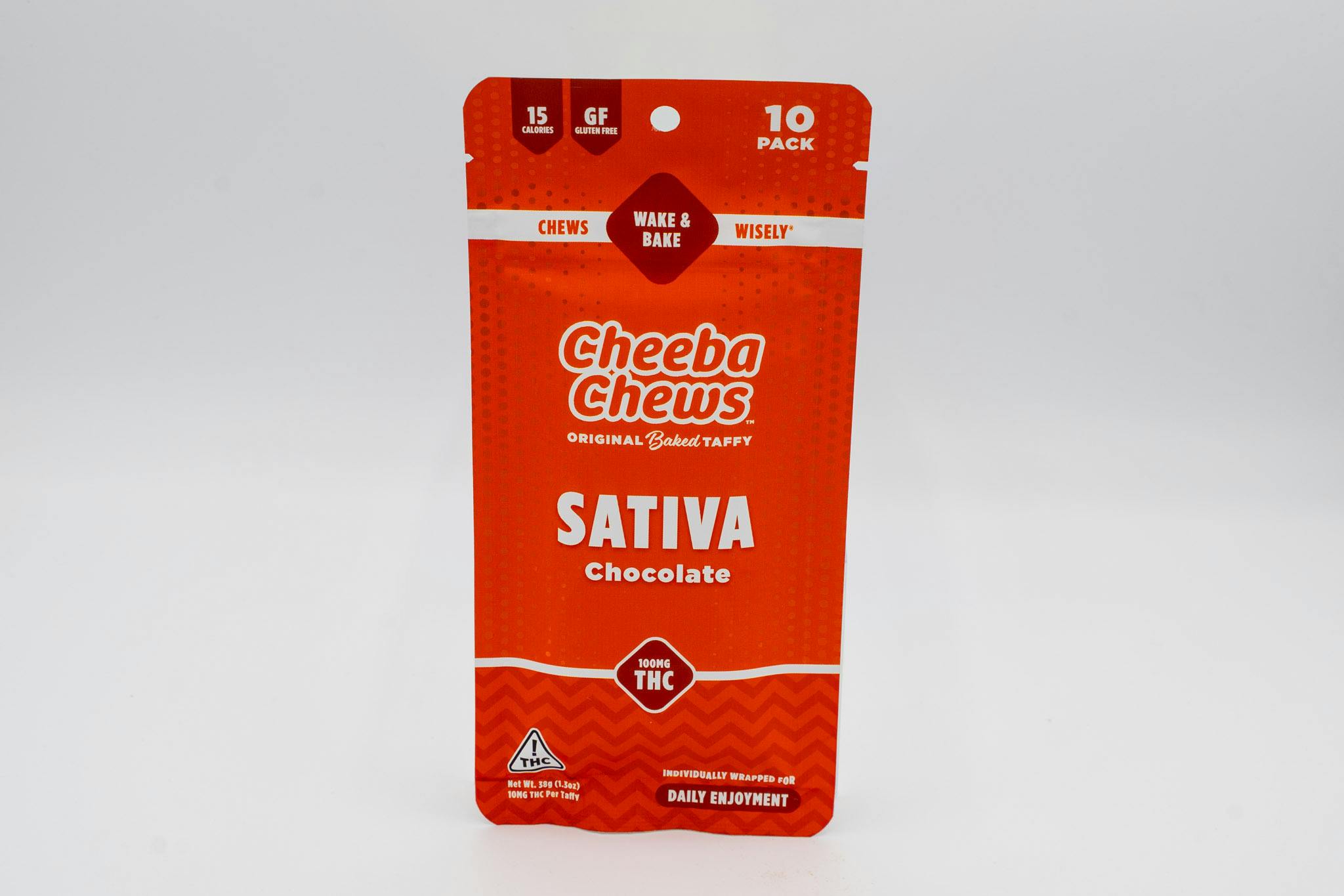 Cheeba Chews | Sativa Chocolate Taffy | 100mg