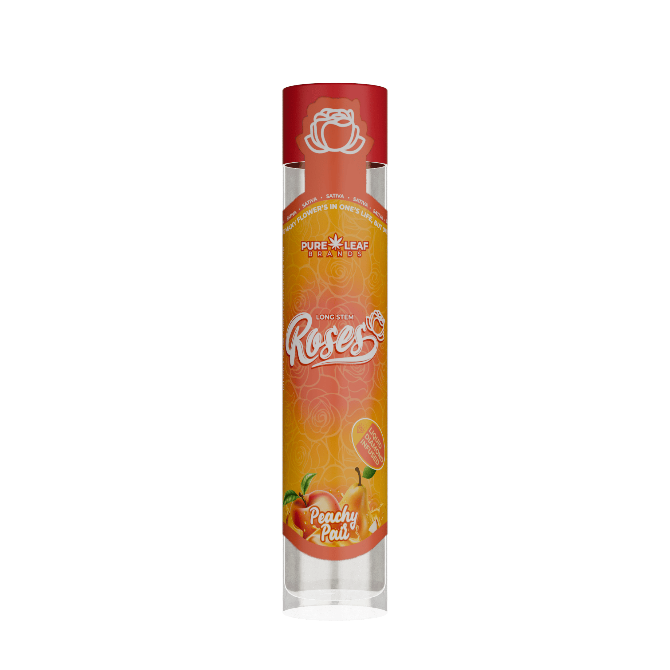 Long Stem | Peachy Pair | LQD Infused Joint | 1g by Roses