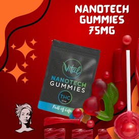 Nanotech Assorted Gummies 75mg