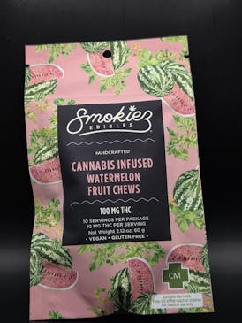 Smokiez Sweet Watermelon Gummy 100mg