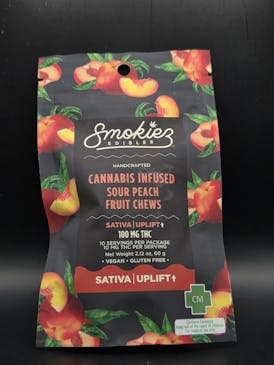 Smokiez Sour Peach Gummy 100mg