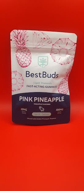 Liquid Diamonds Pink Pineapple Gummies
