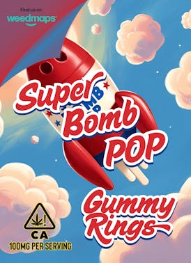 Super Bomb Pop Gummy Rings THC Infused
