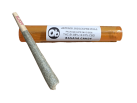 Banana Candy Premium Diamond Infused Indica Pre-Roll