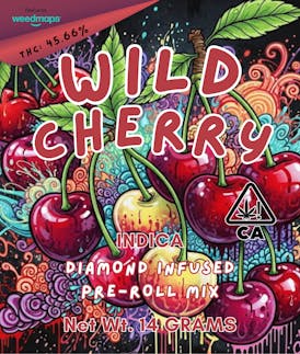 Wild Cherry 14 Grams Premium Diamond Infused Pre-Roll Mix