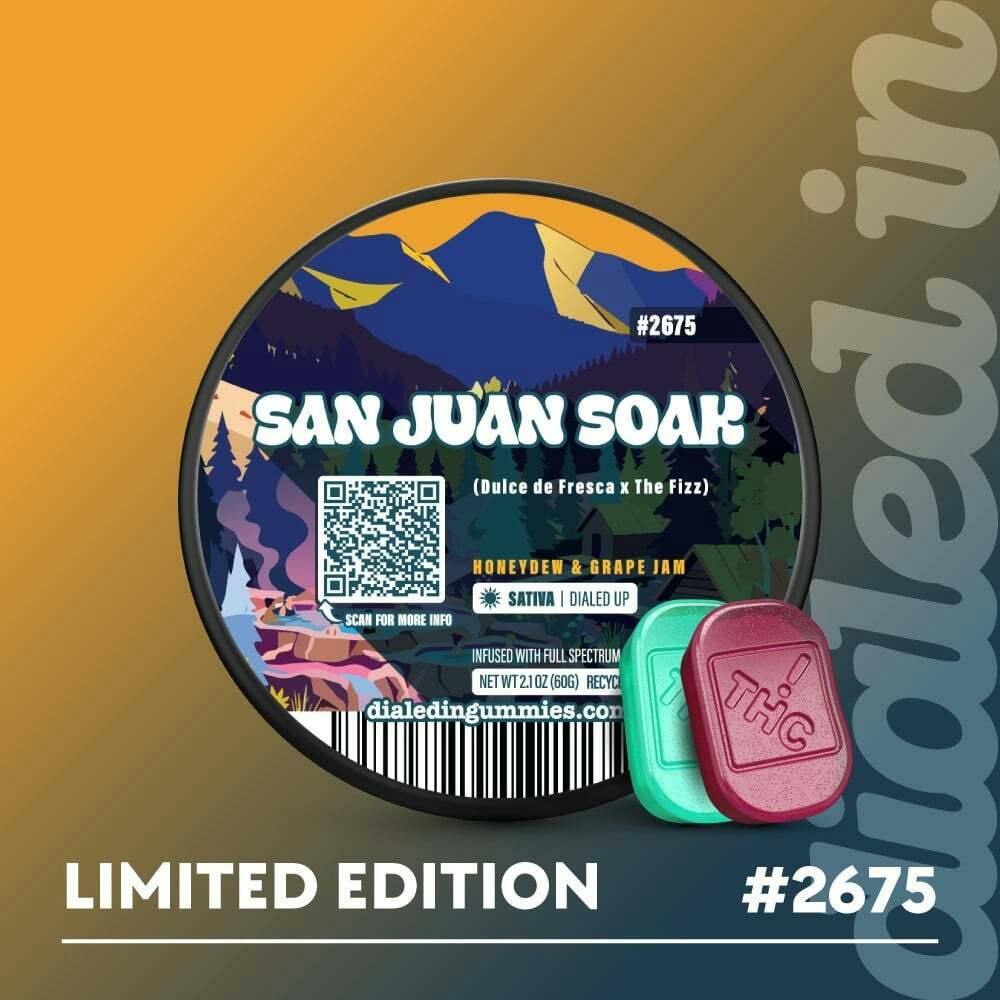 Dialed in | Gummies | 100mg - San Juan Soak (REC)