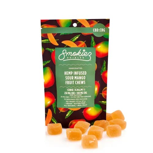 SmokiezHemp - Sour Mango Fruit CBG:CBD 250mg