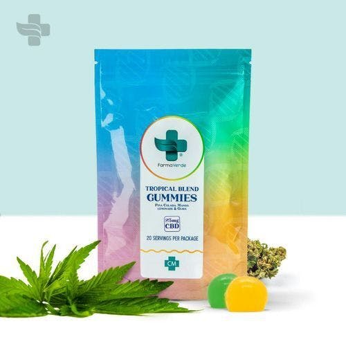 HW Tropical Blend Gummies 500mg CBD