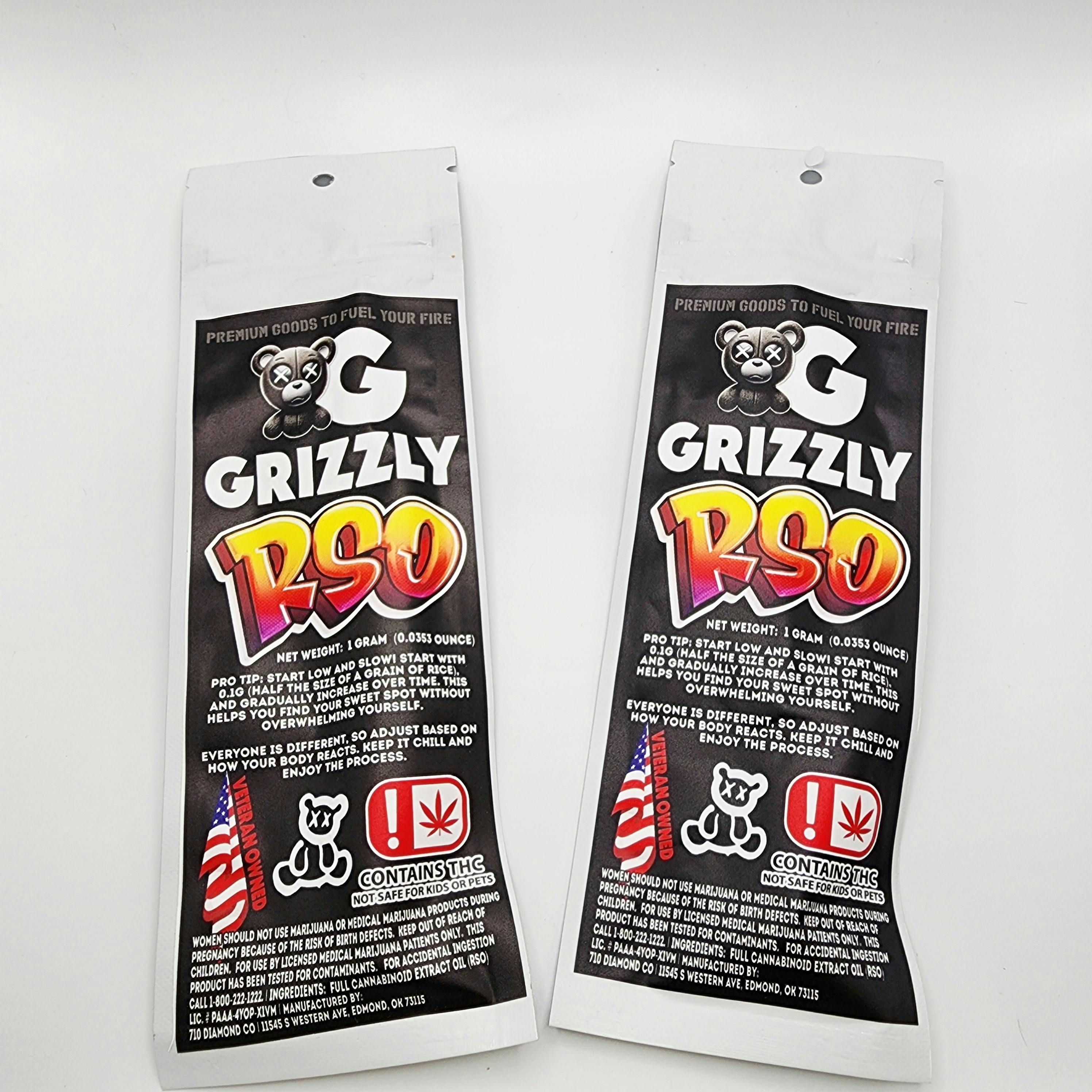 Grizzly 1g RSO Syringe Group - Monkey Bread