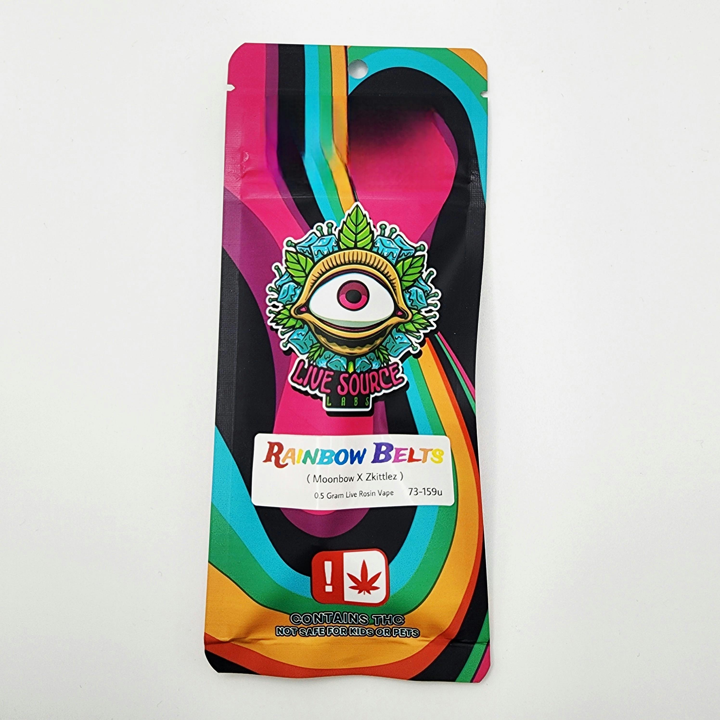 Live Source 0.5g Live Rosin Disp. - Rainbow Belts