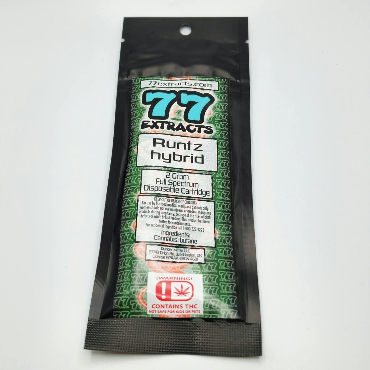 77 Extracts 2g Disposable - Runtz