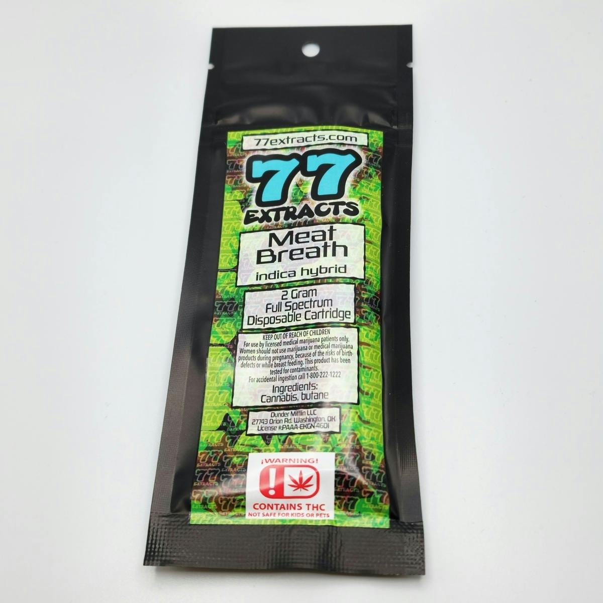 77 Extracts 2g Disposable - Meat Breath