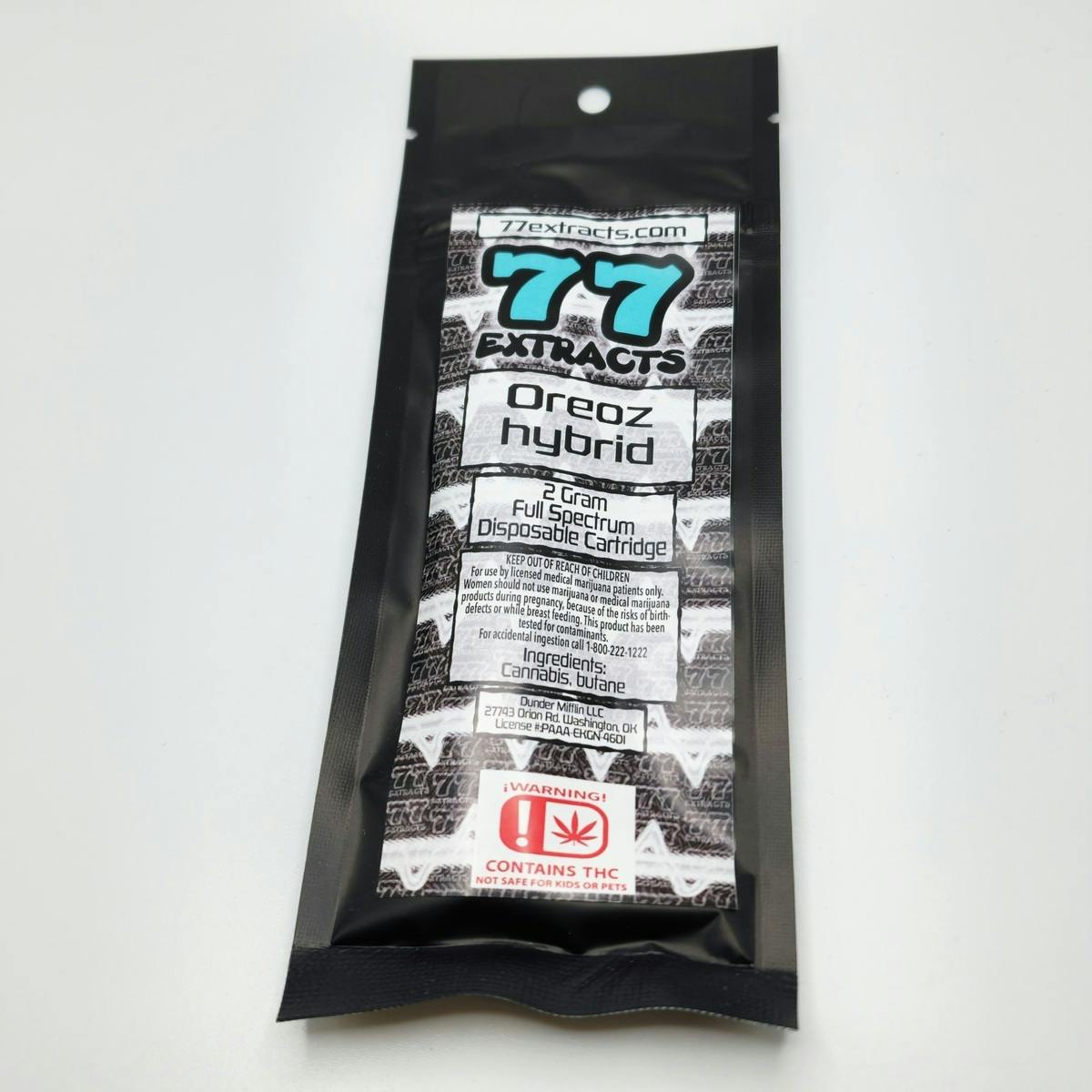 77 Extracts 2g Disposable - Oreoz