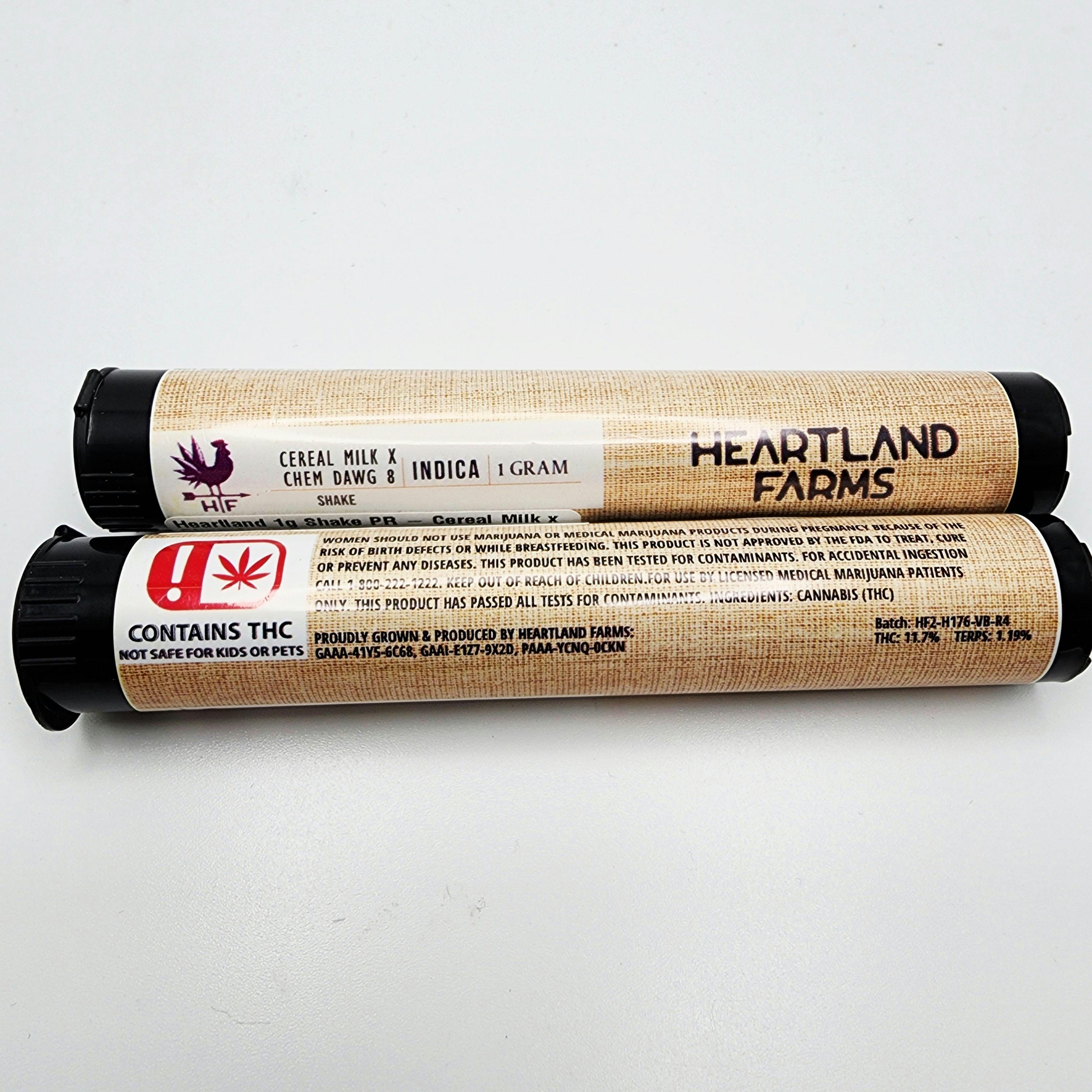 Heartland 1g Shake PR - Cereal Milk x Chemdawg 8