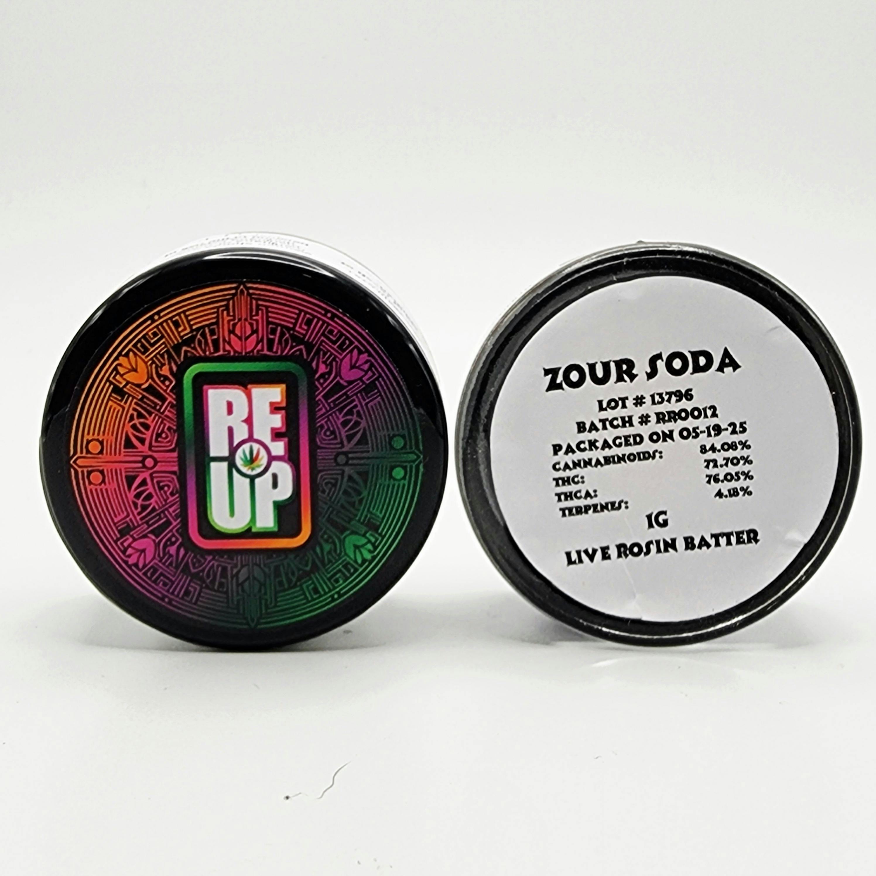 Cicada Labs x ReUp 1g Live Rosin - Zour Soda