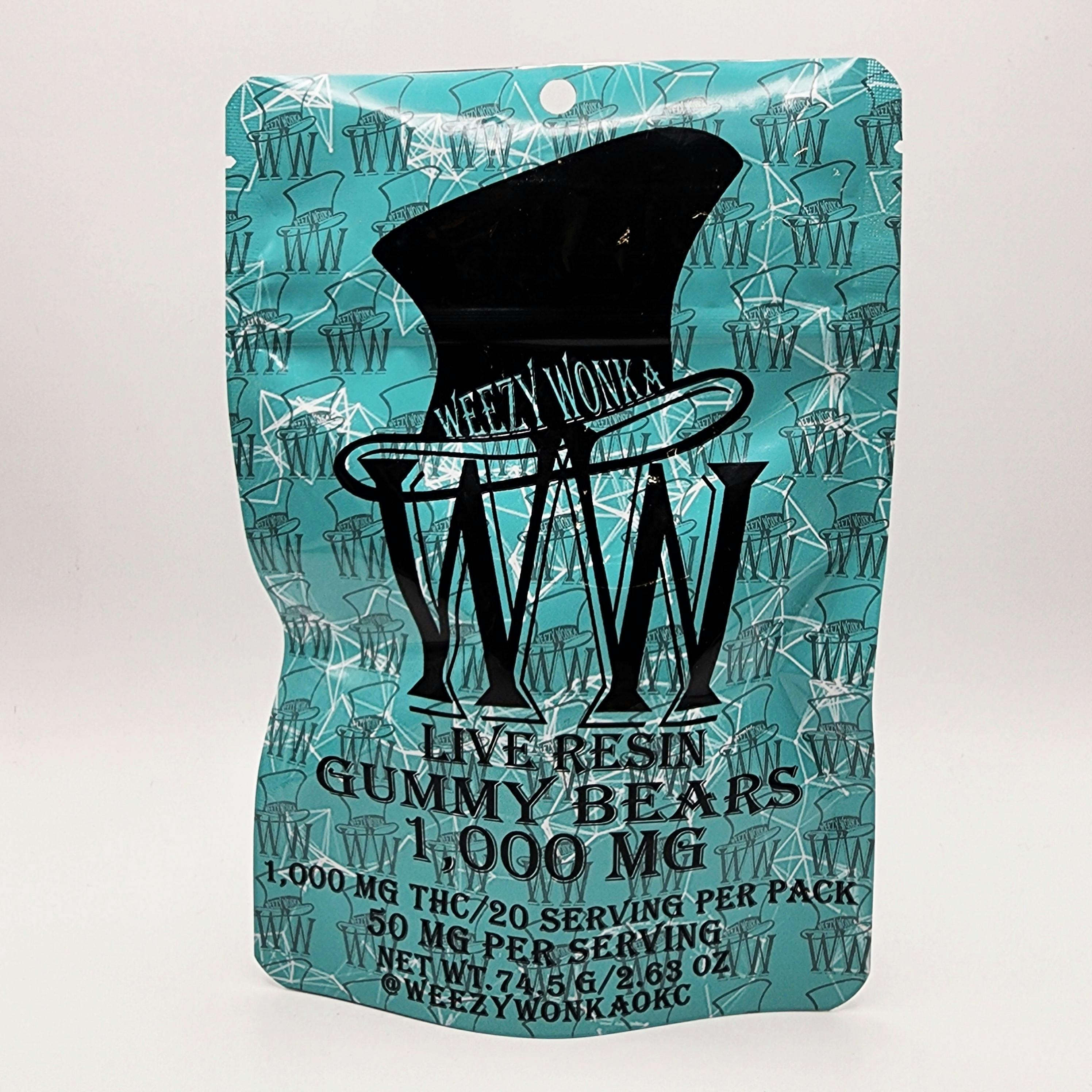 1000mg Live Resin Gummy Bears
