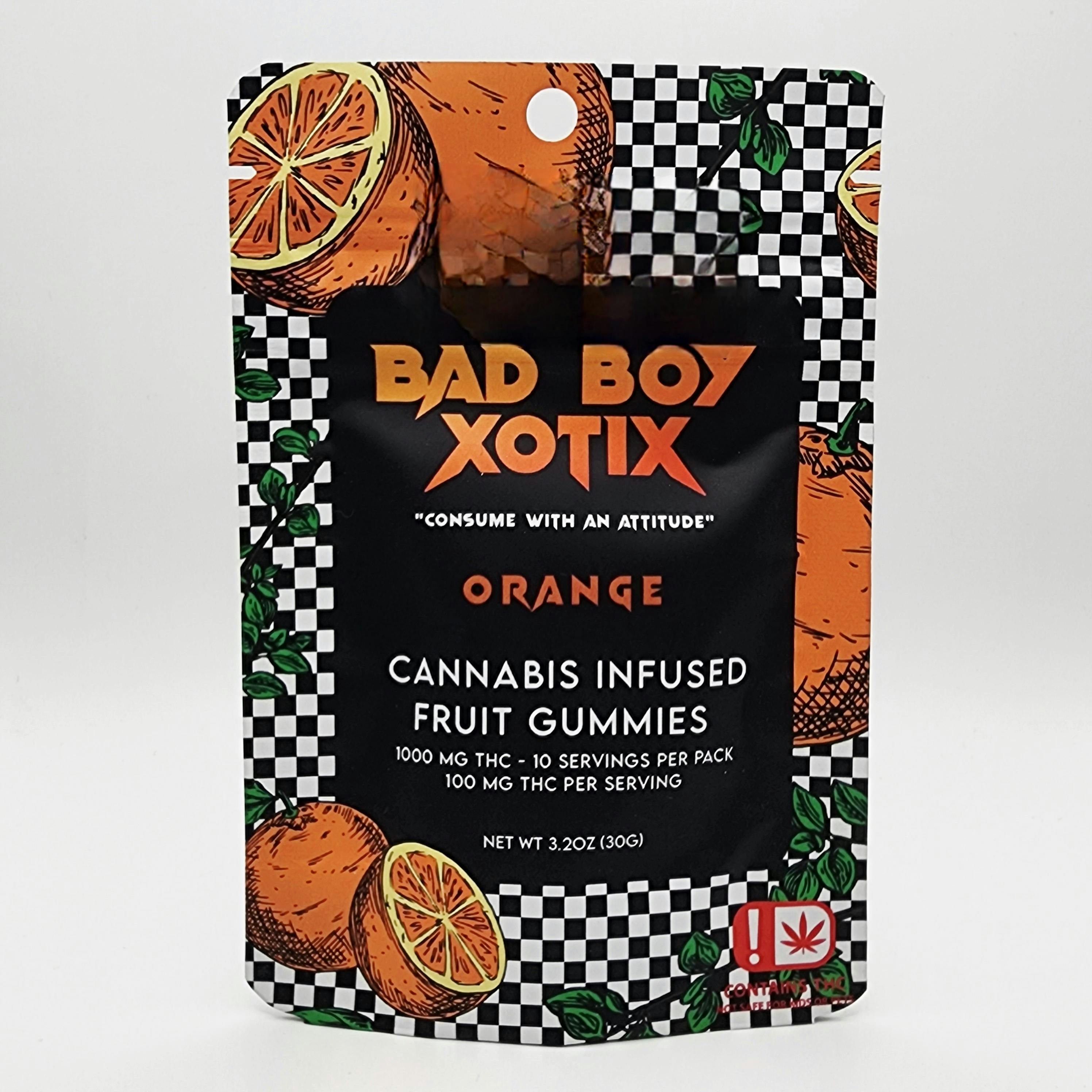 1000MG Gummies - Bad Boy Xotix - Orange - Pure Craft Farms, LLC | Gummies |