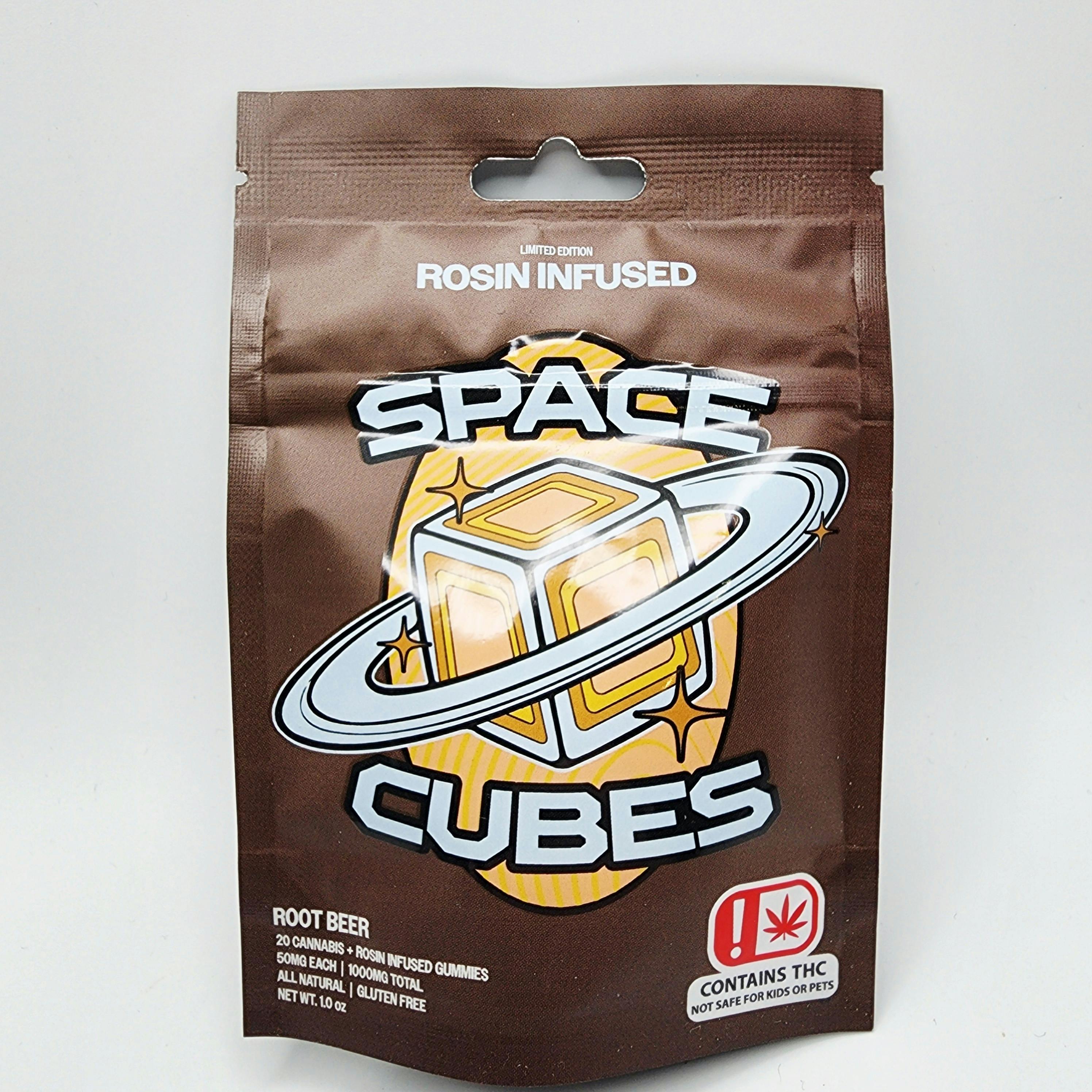 Space Cubes 1000mg Rosin Gummies - Rootbeer