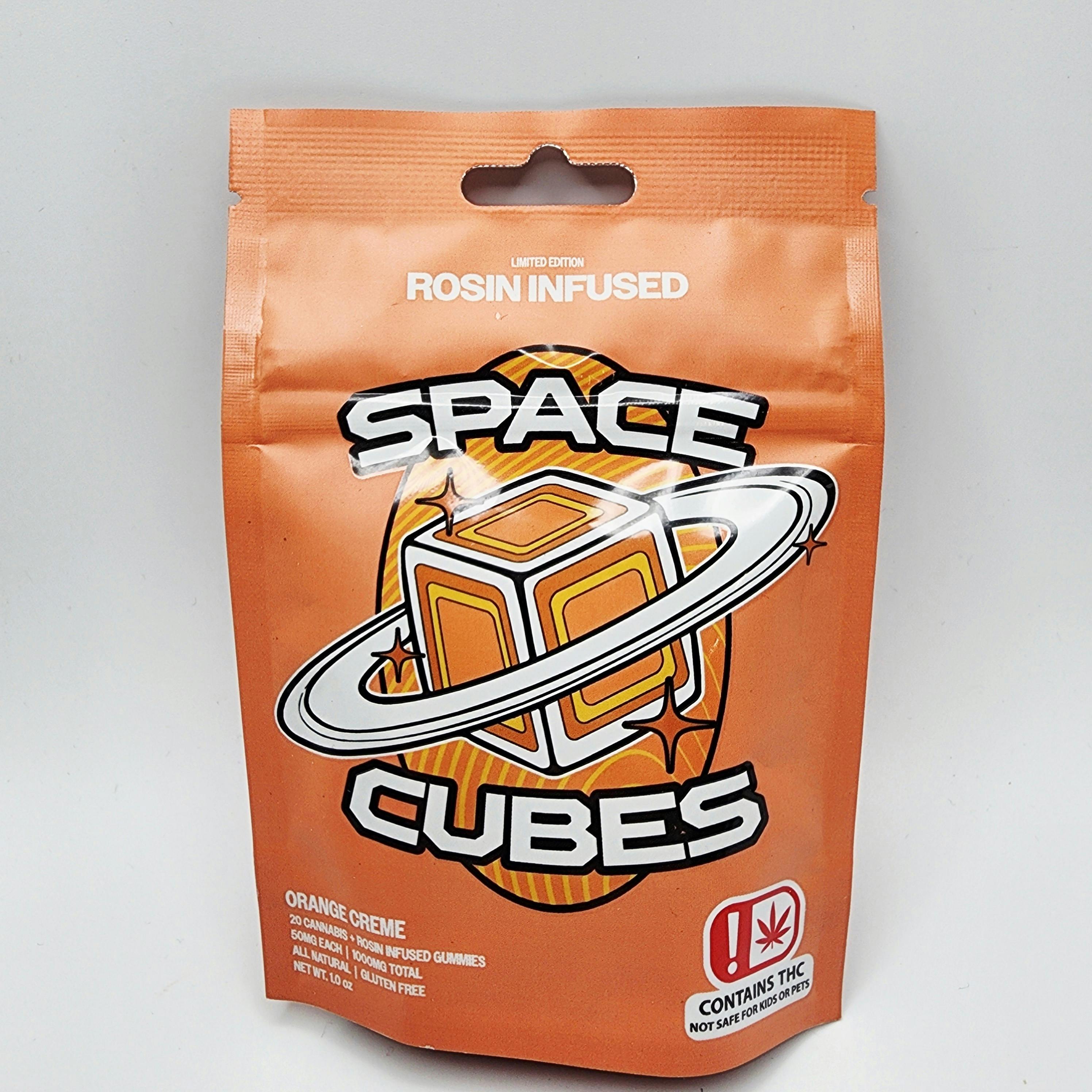 Space Cubes 1000mg Rosin Gummies - Orange Creme