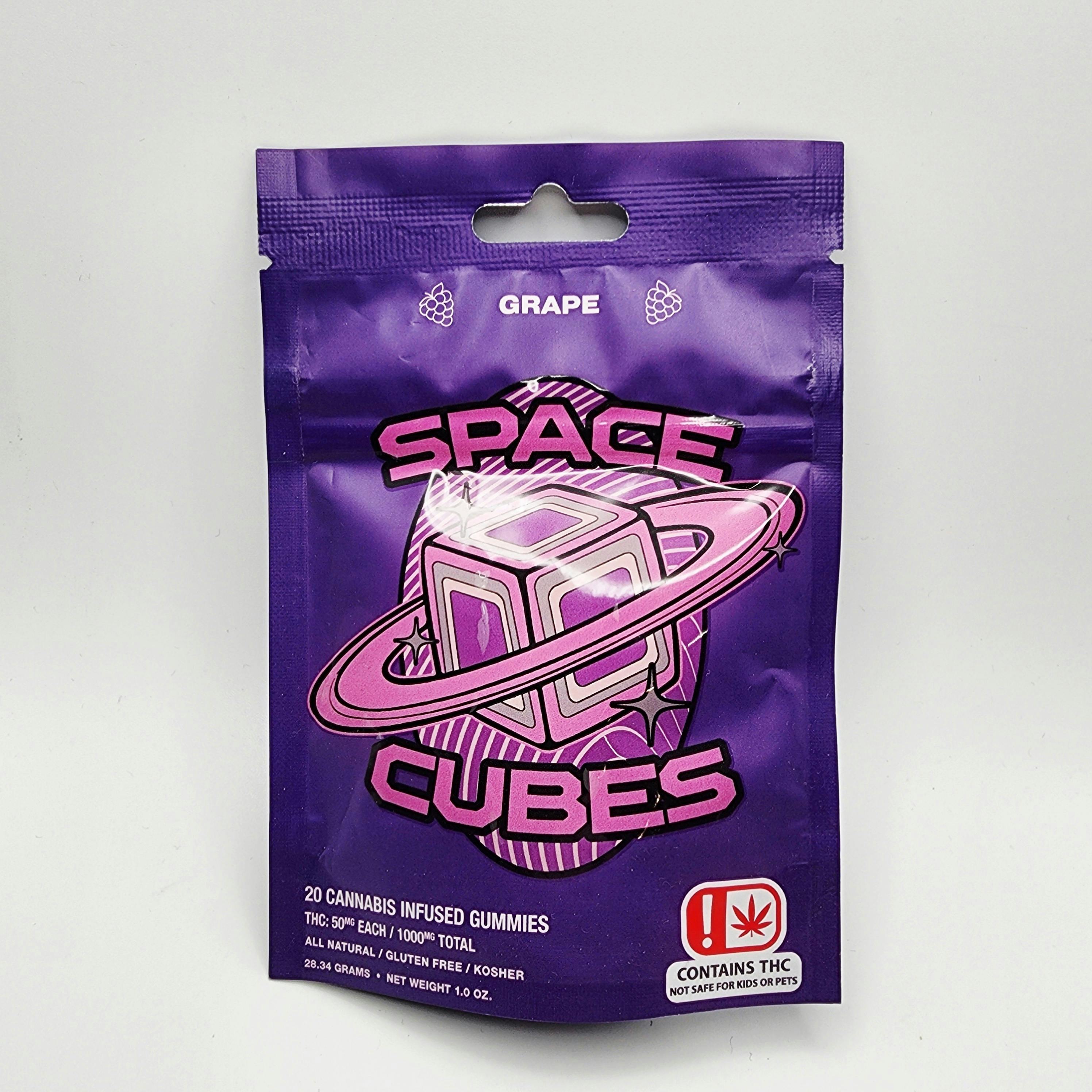 Space Cubes 1000mg - Grape