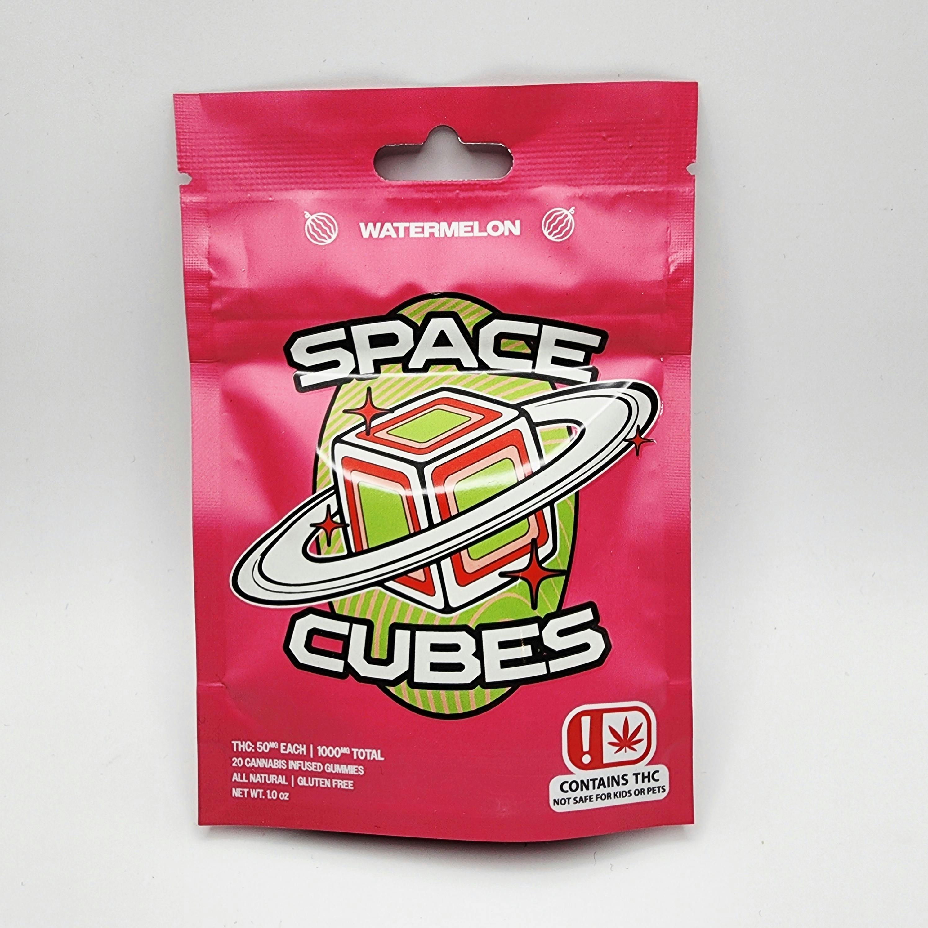Space Cubes 1000mg - Watermelon