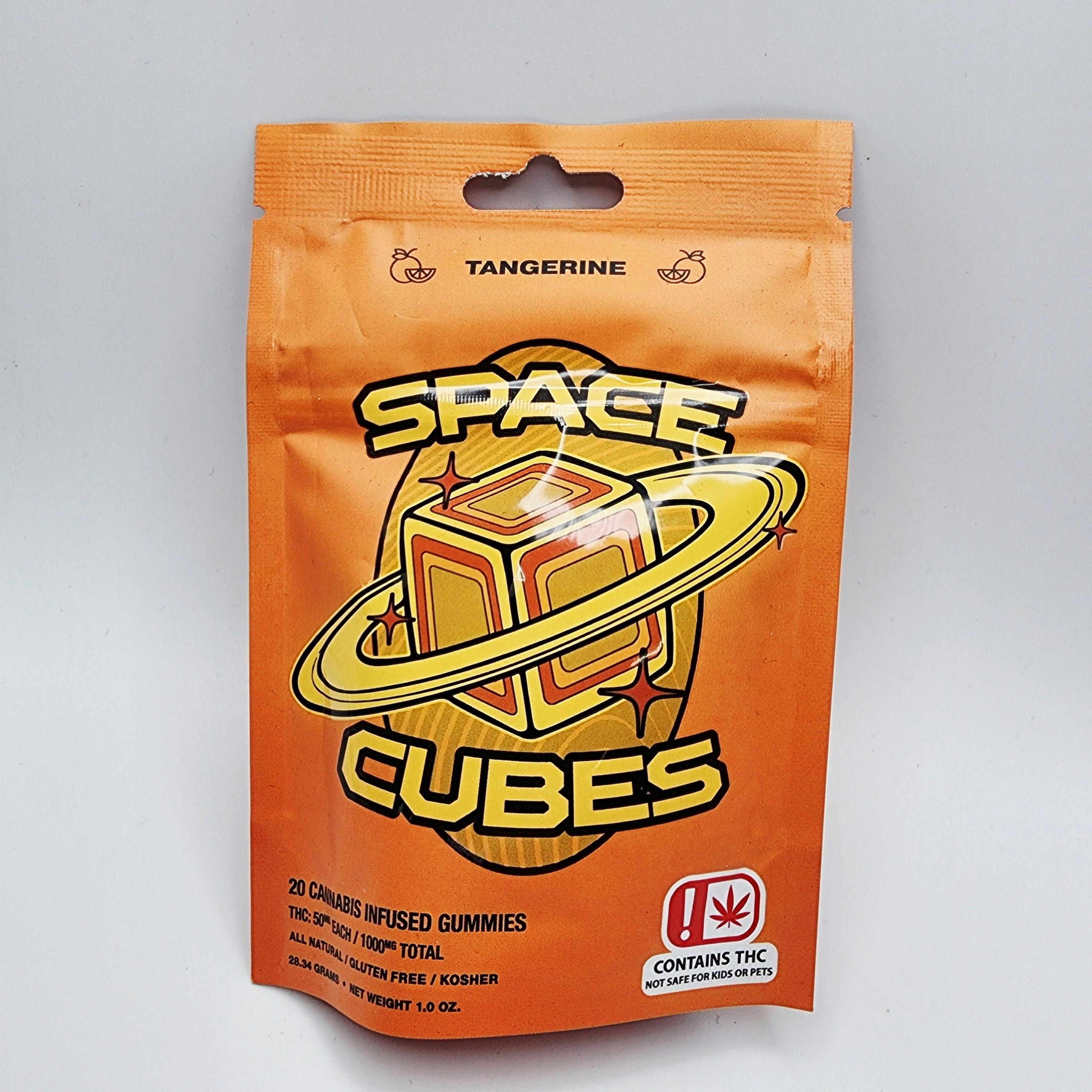 Space Cubes 1000mg - Tangerine
