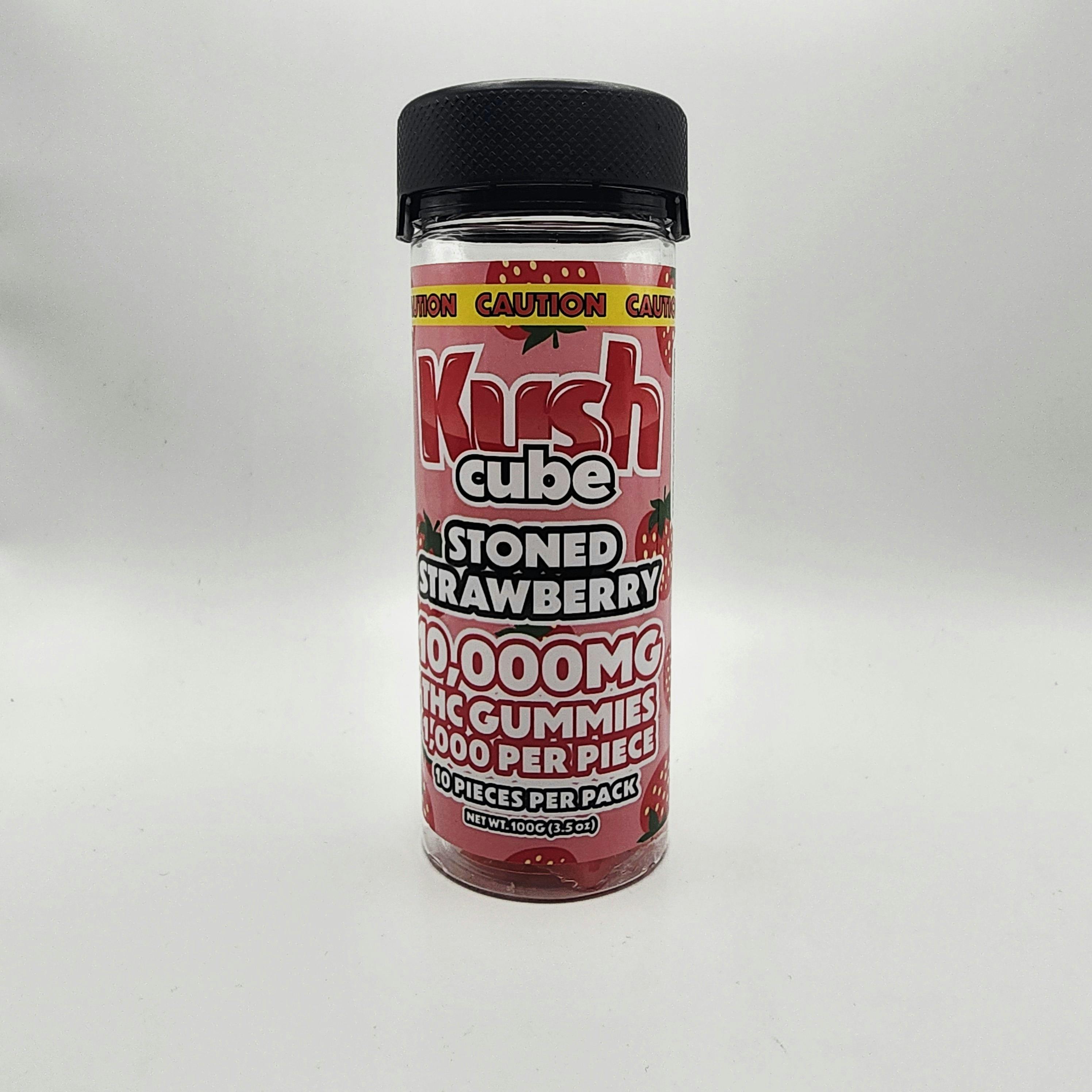 Kush Cubes 10,000mg - Stoned Strawberry