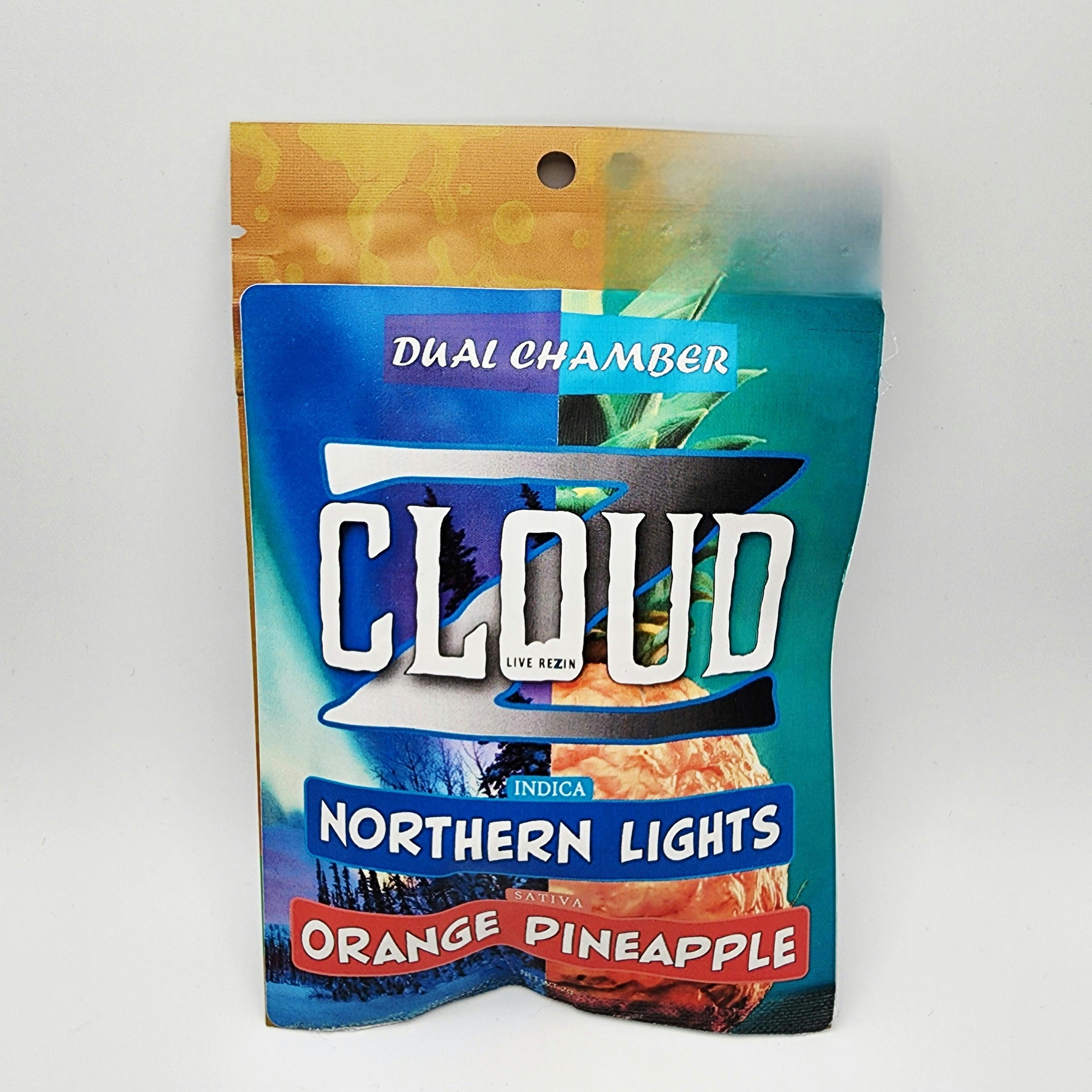 Cloudz 2g Dual Chamber Disp. - Northern Lights & Orange Pineapple