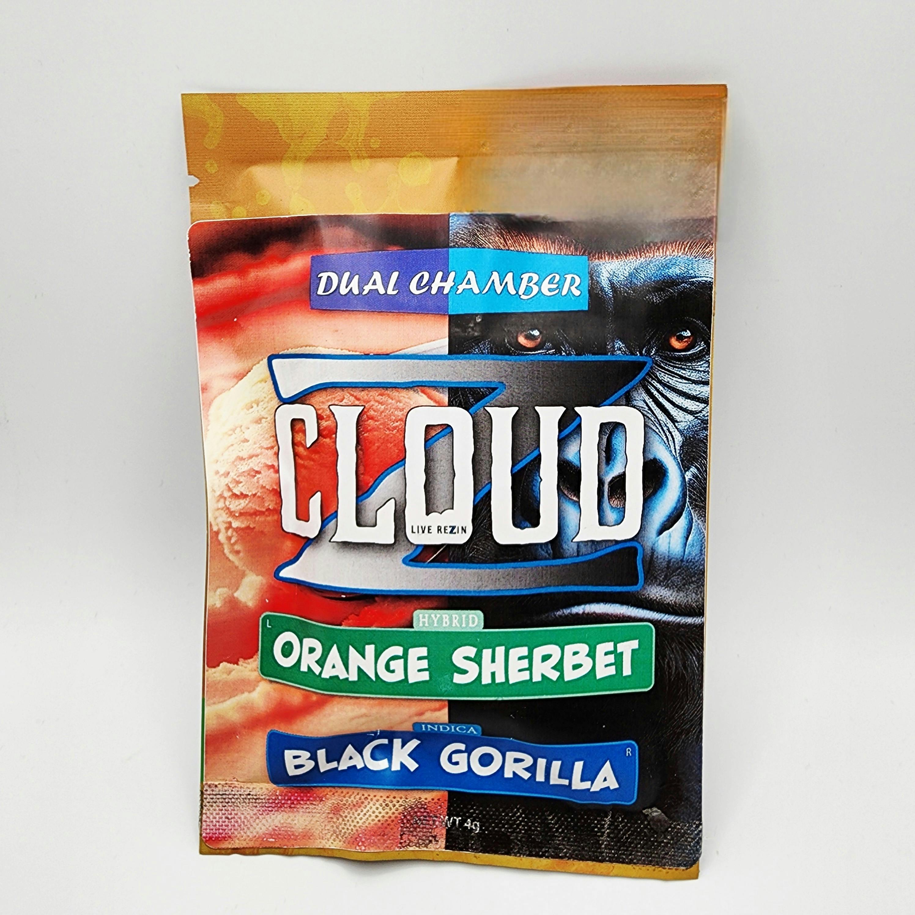 CloudZ 4g Dual Chamber Disp - Orange Sherbet & Black Gorilla