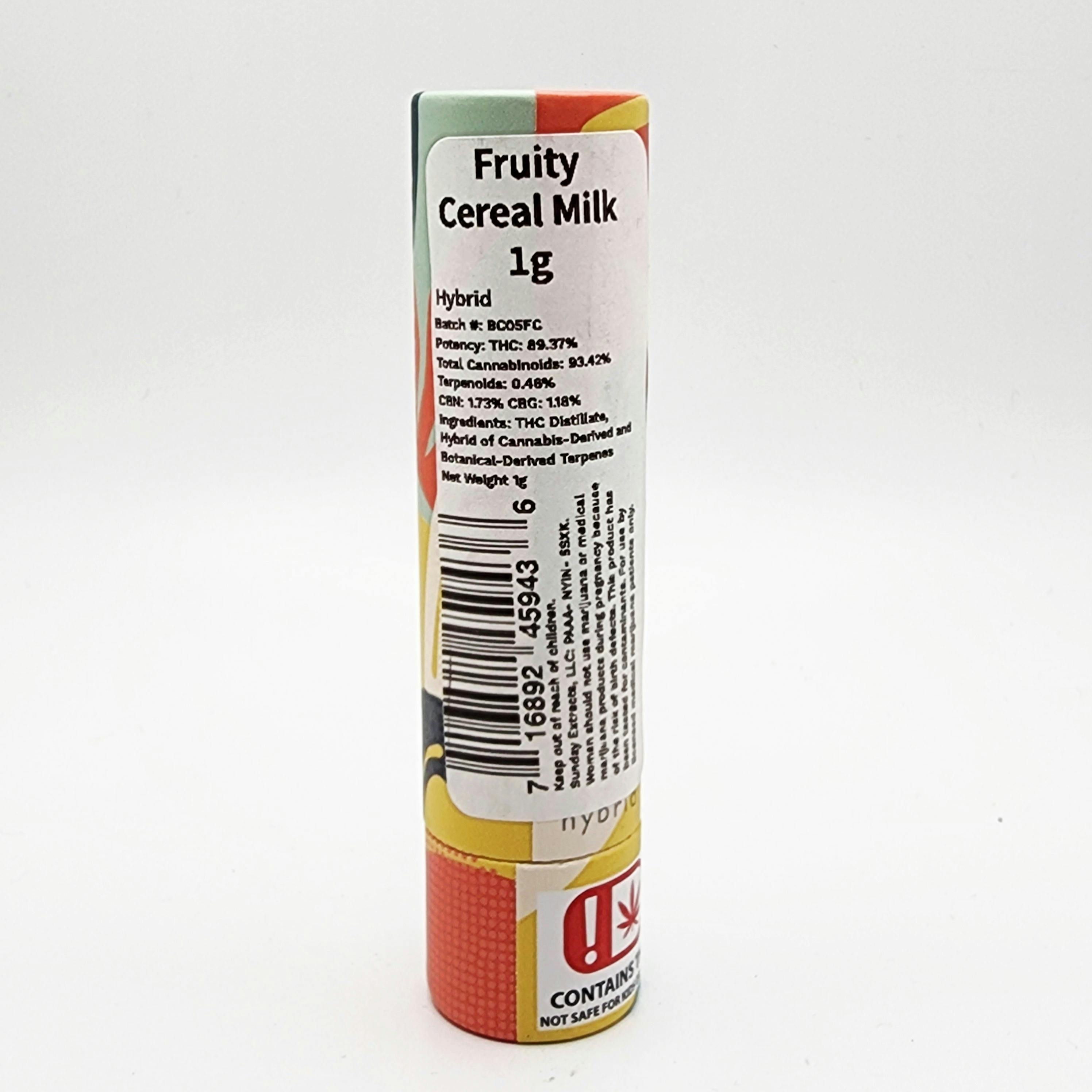 Sunday Extracts | Fruity Cereal Milk | Cartridge | 1g