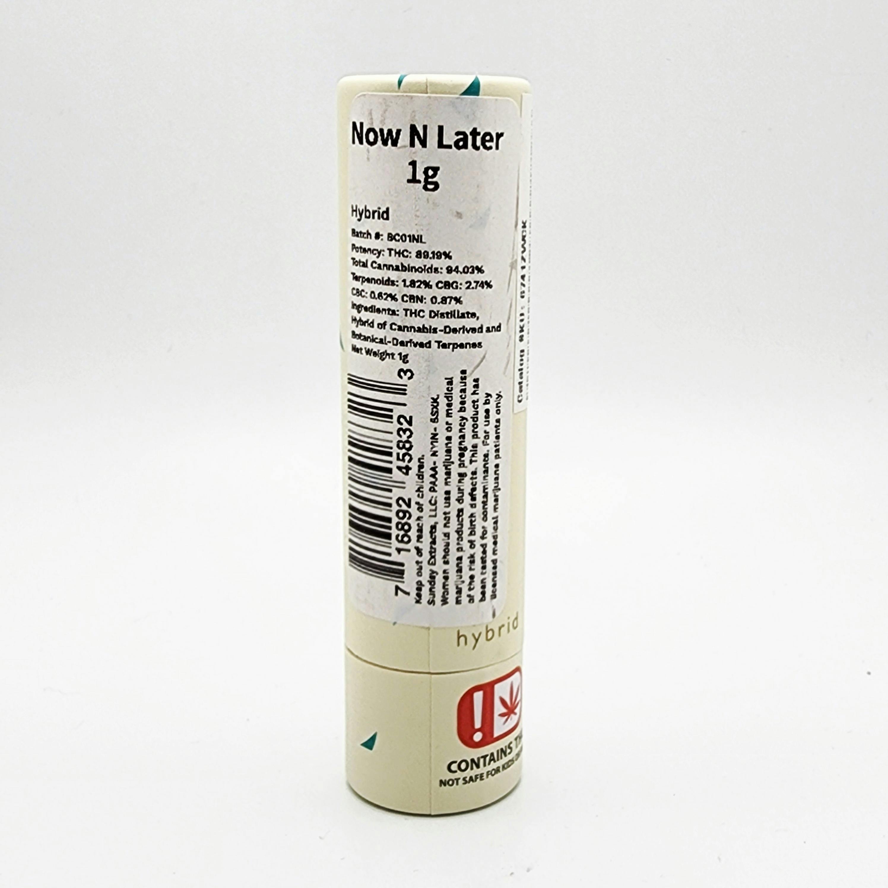 Now N Later | Cartridge | 1g