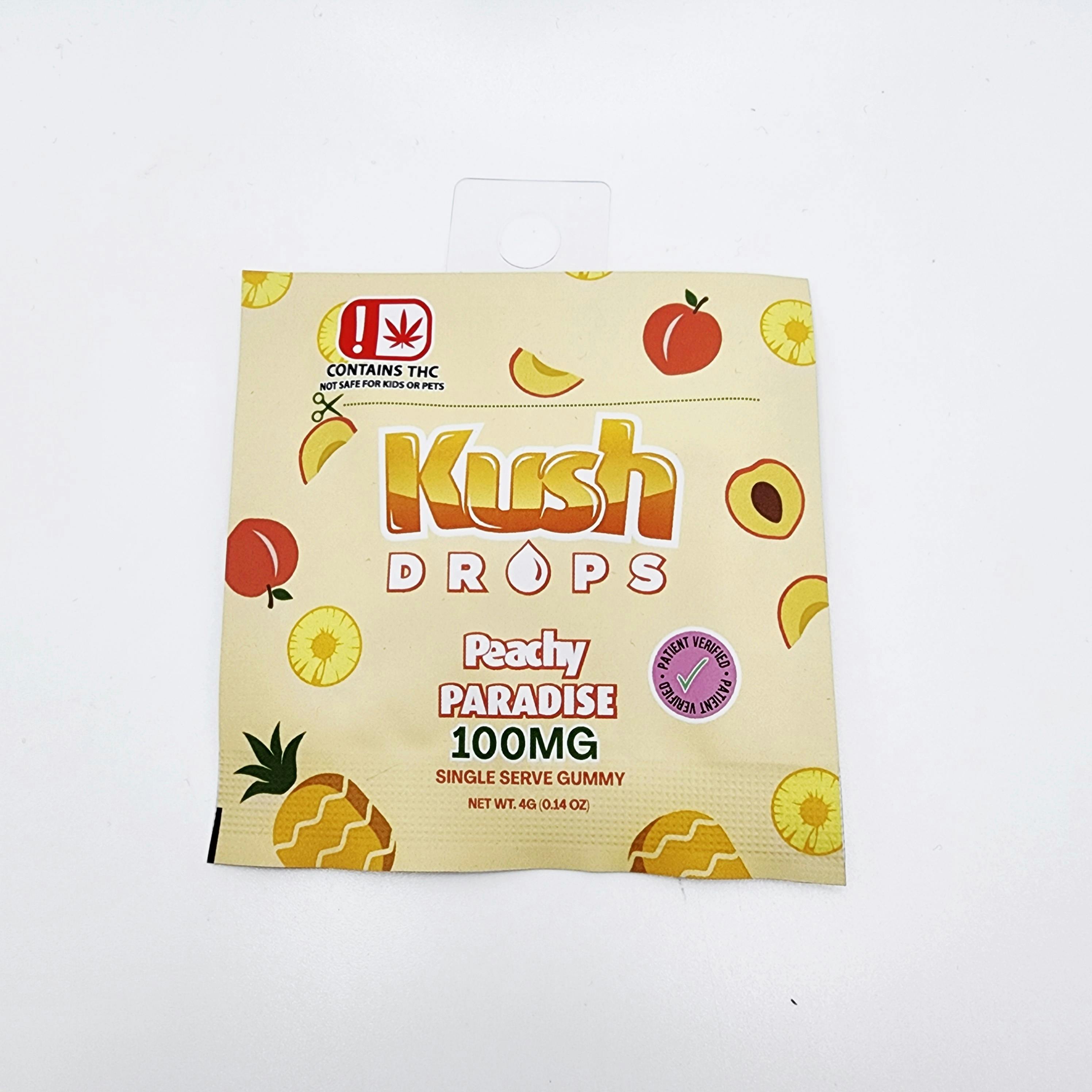 Kush Drops 100mg Singles - Peachy Paradise