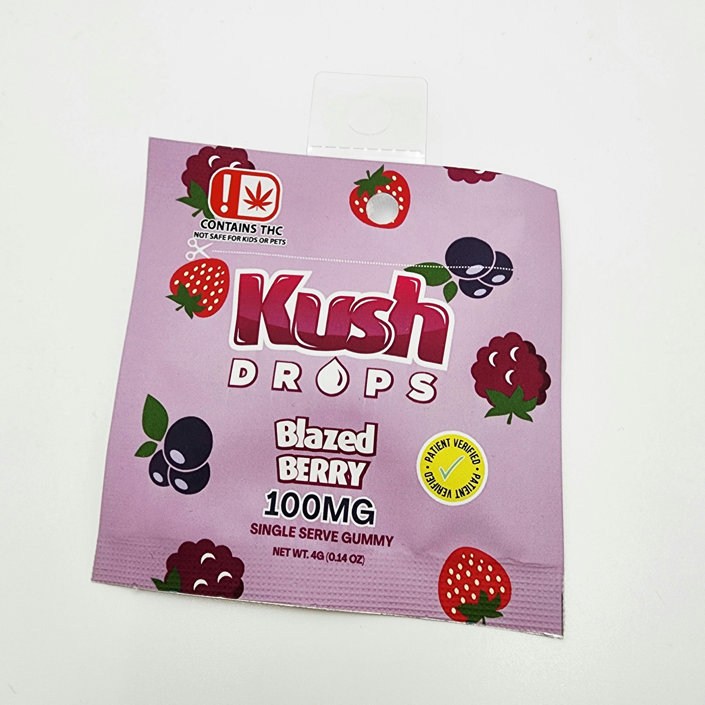 Kush Drops 100mg Singles - Blazed Berry
