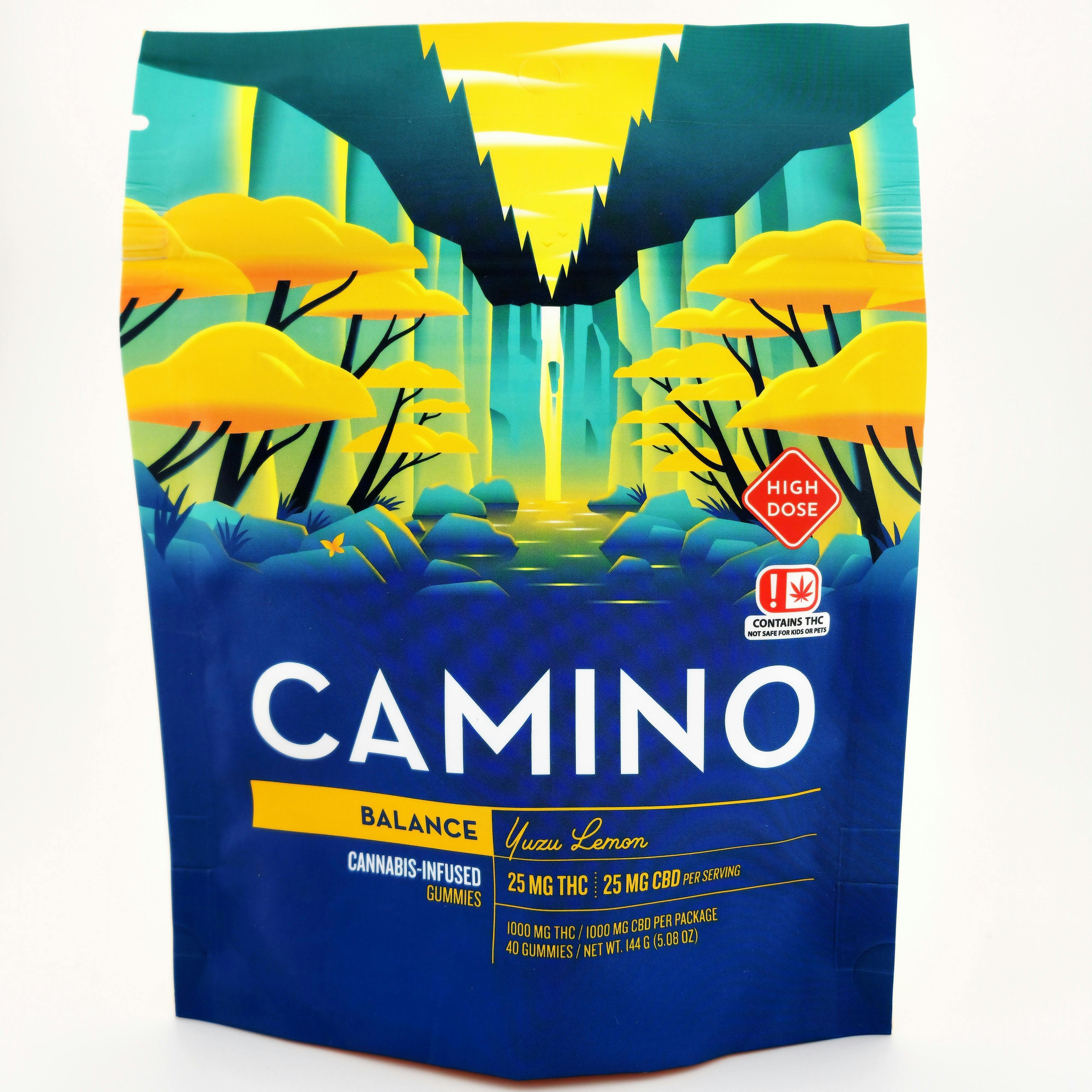 Camino 1000mg Gummies - 1:1 Yuzu Lemon