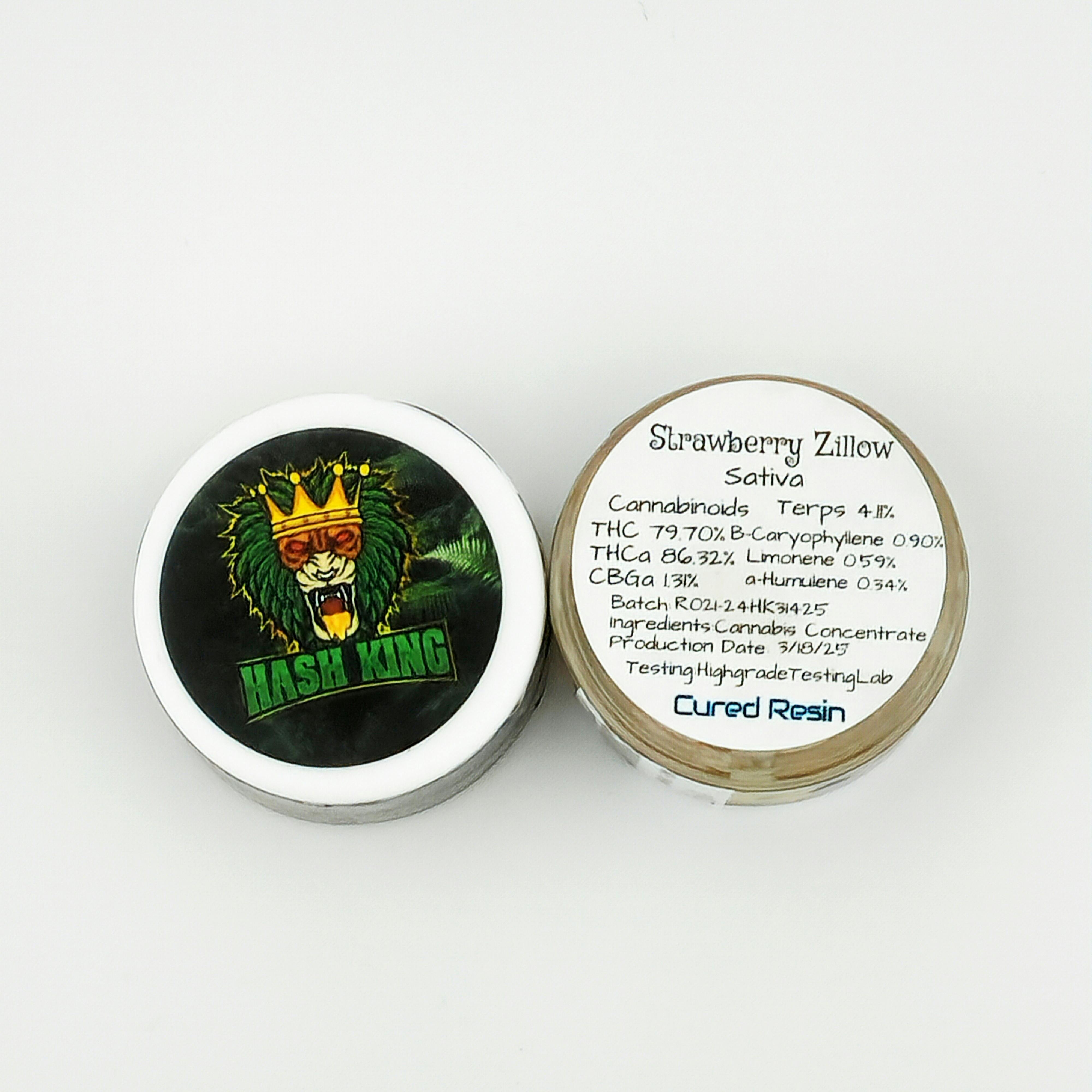 Hash King 2g Cured Resin - Strawberry Zillow