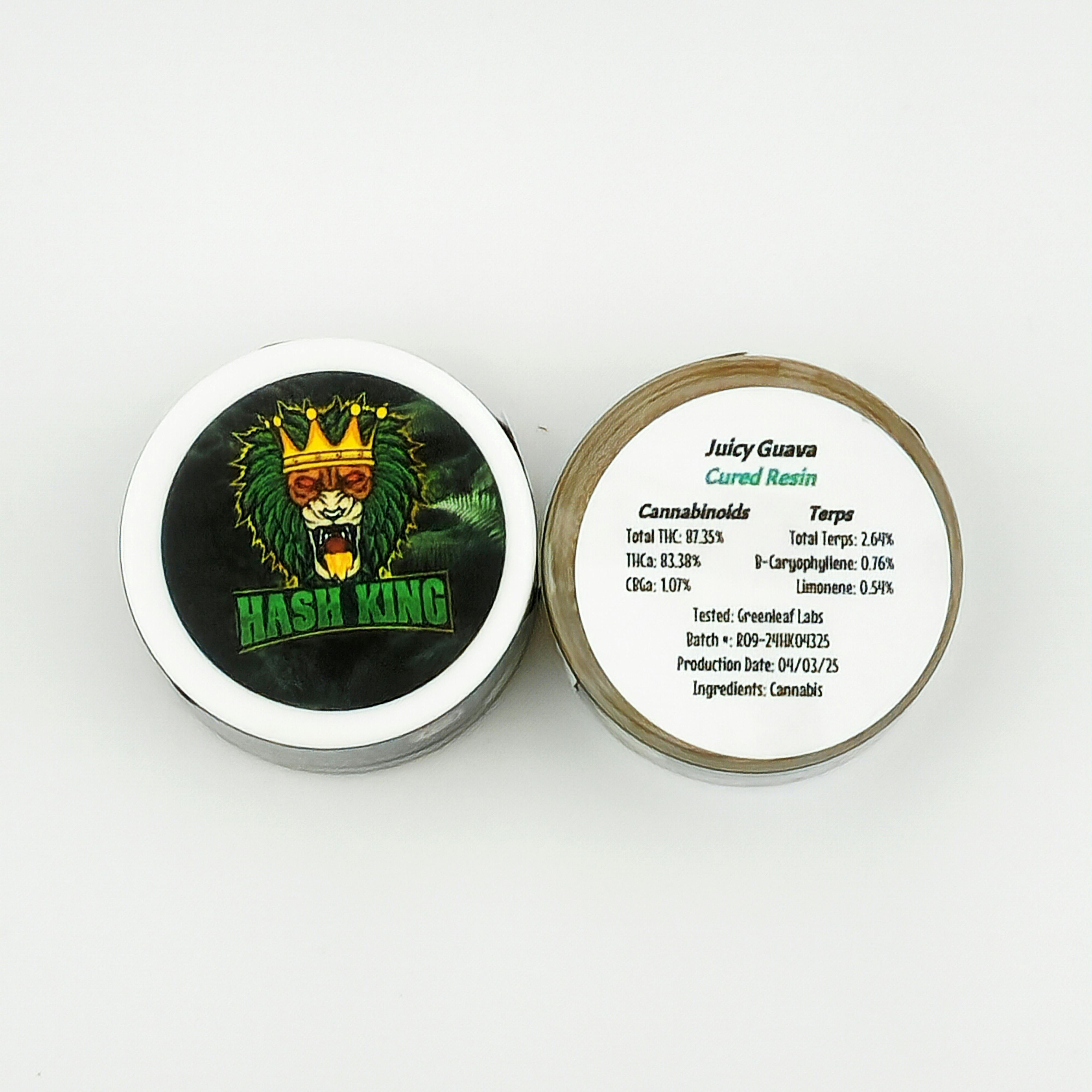 Hash King 2g Cured Resin - Juicy Guava