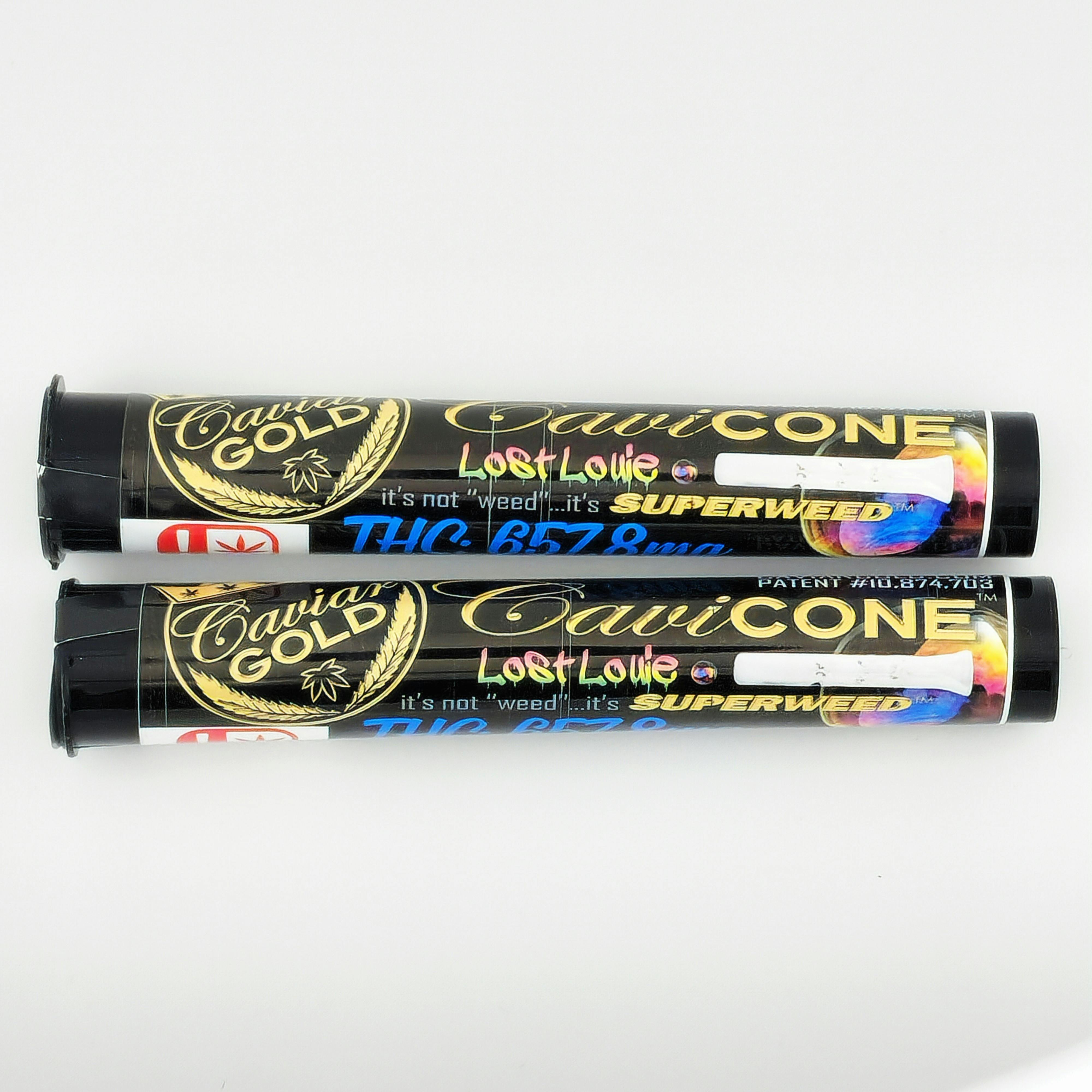 Cavi Cone | Lost Louie | Infused Pre-Roll | 1.3g