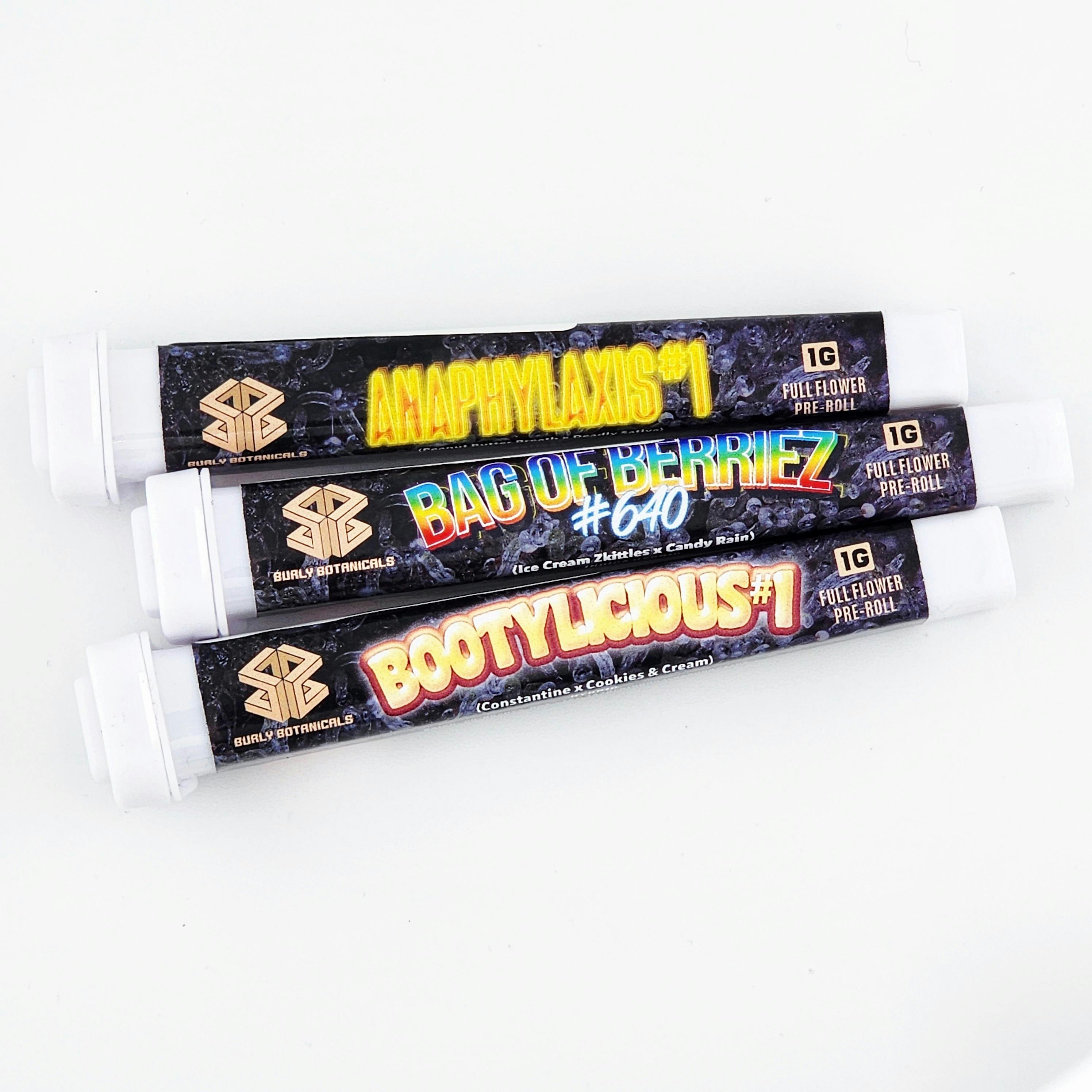 Burly Botanicals 1g Pre-Roll - Stankasaurus #22