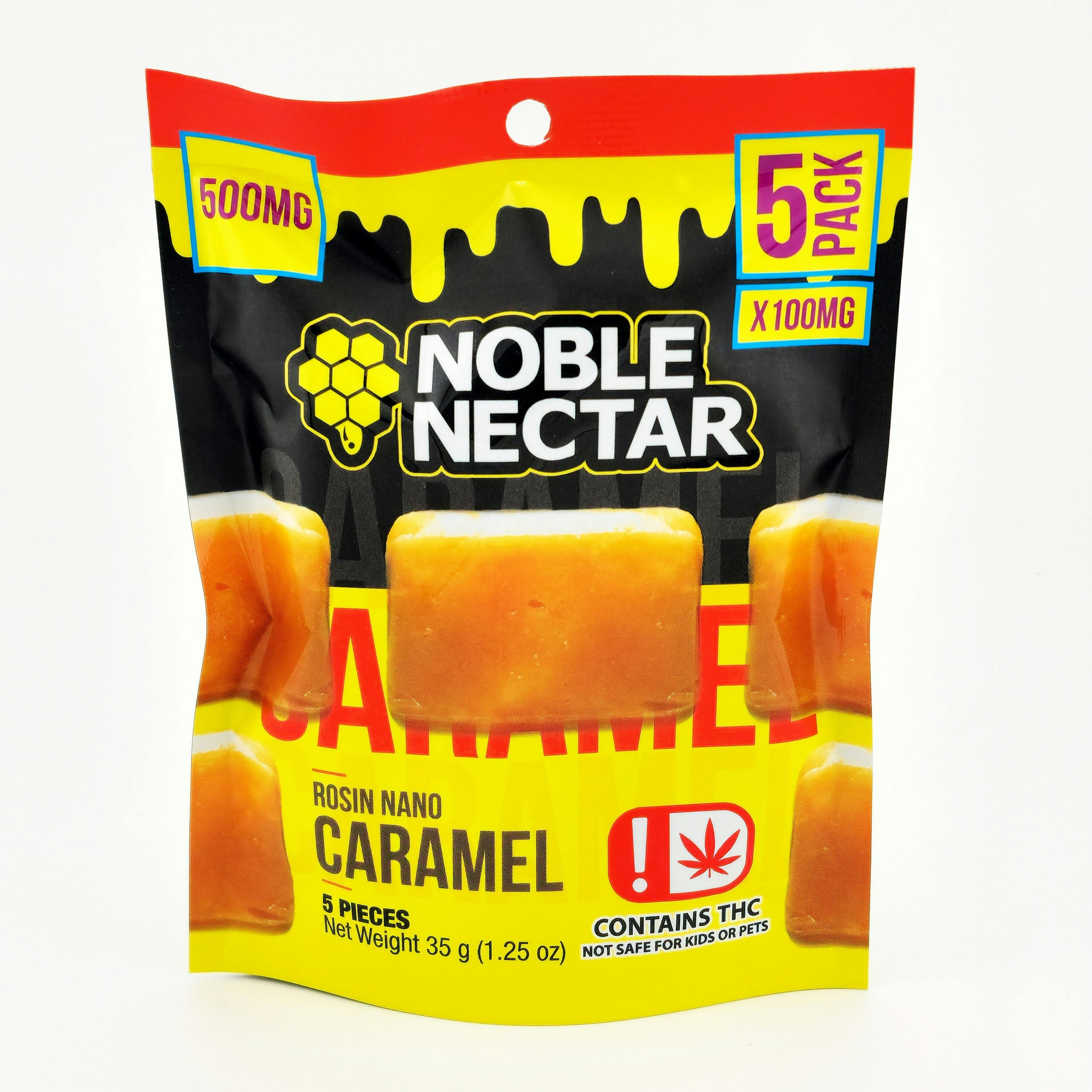 Noble Nectar - Rosin Nano Caramel 5 pk. - 500mg
