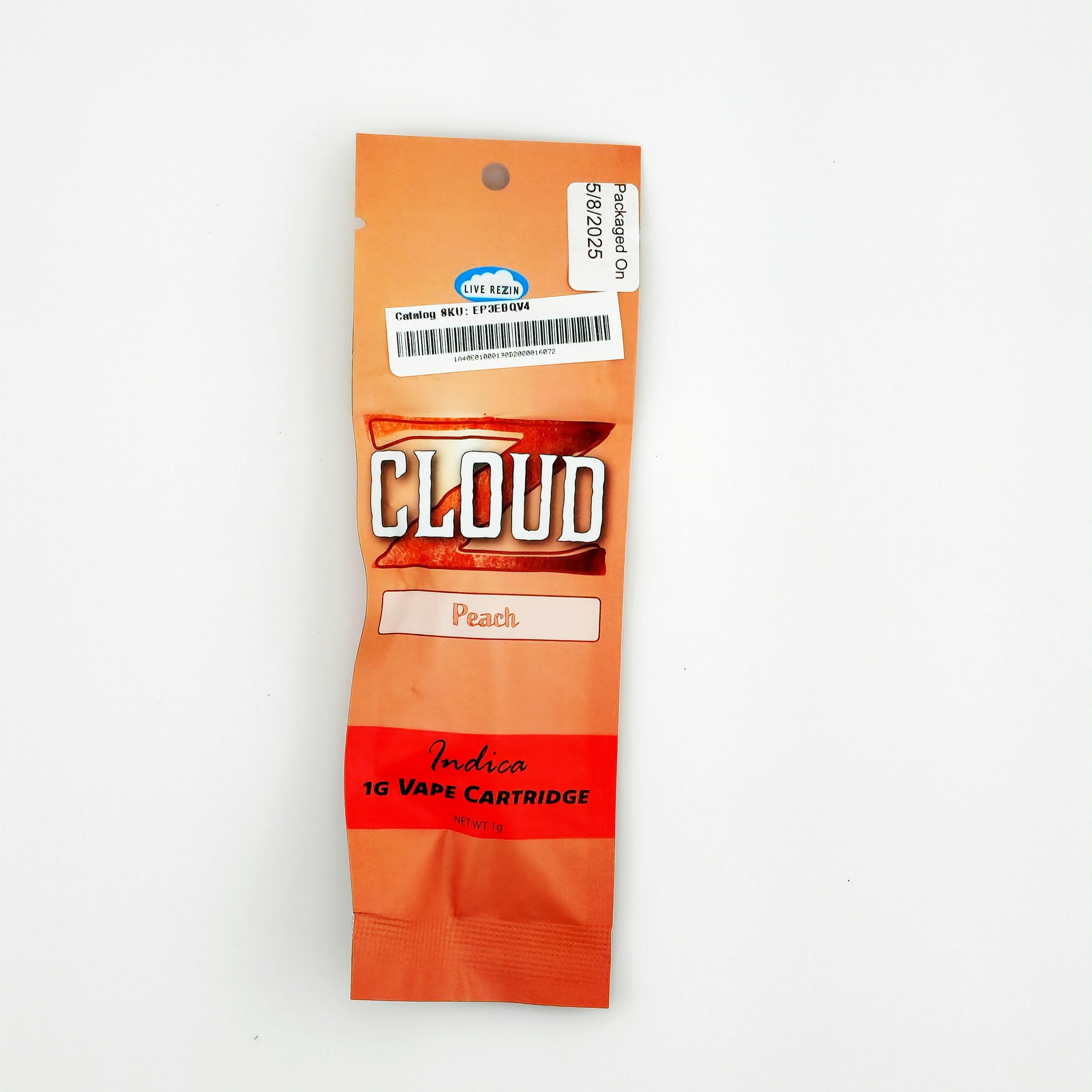 Cloudz 1g Cart - Peach