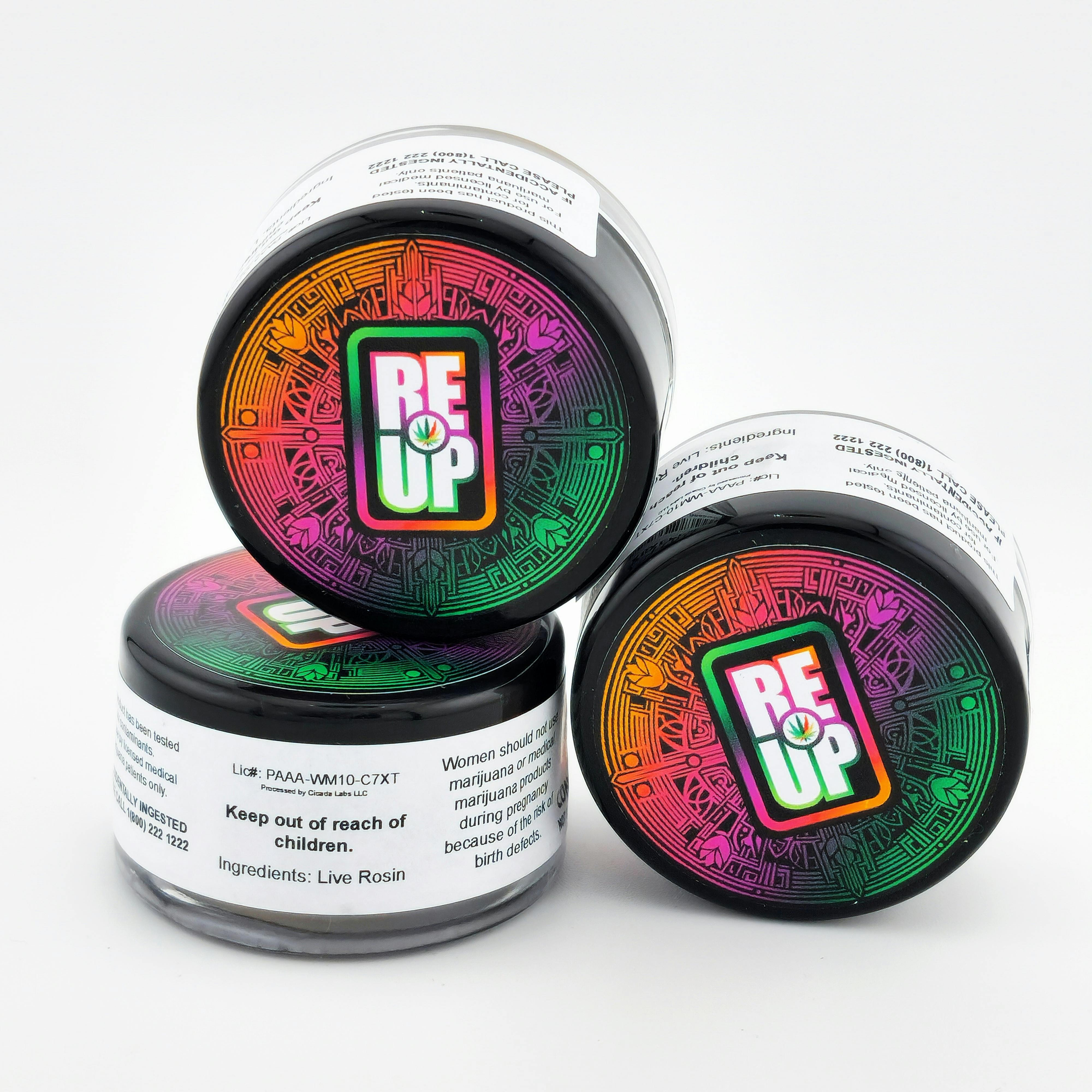 Cicada Labs x ReUp 1g Live Rosin - GMO