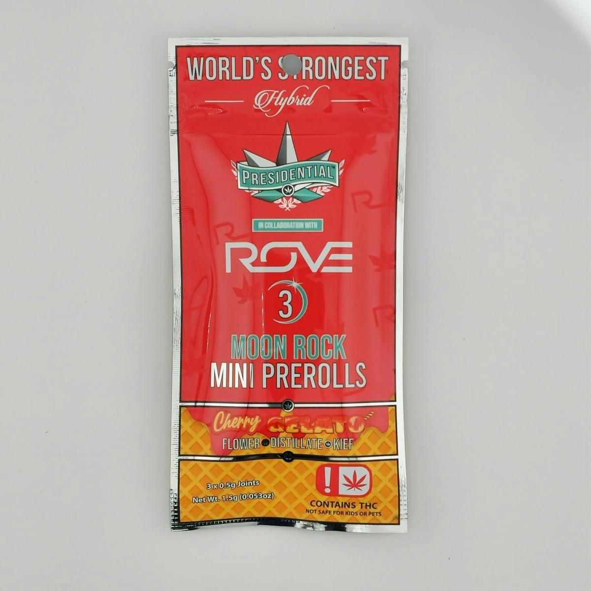 Rove | Cherry Gelato | Moon Rock Infused Minis | 0.5g each | 3pk