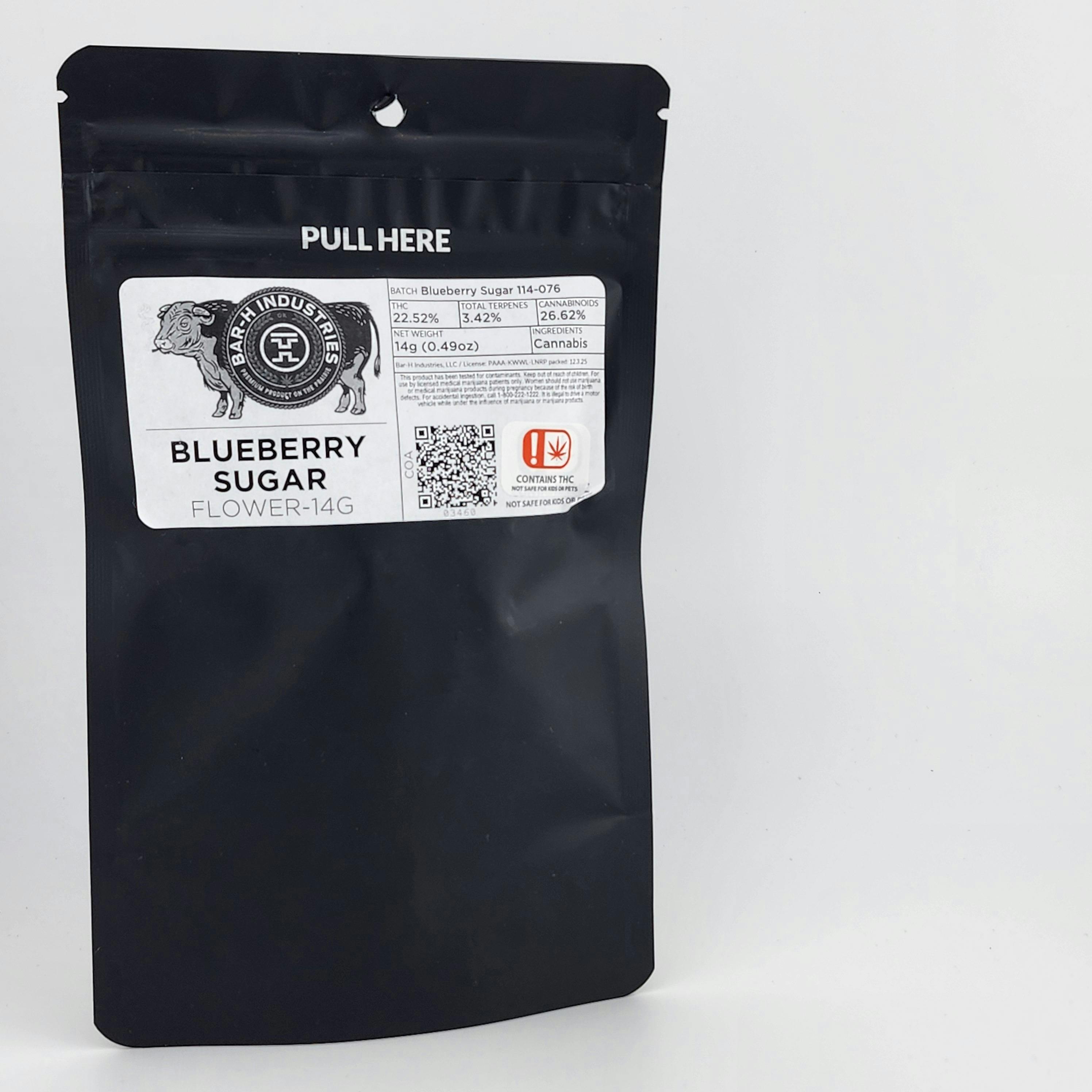 Bar-H 14g Pre-Pack - Blueberry Sugar